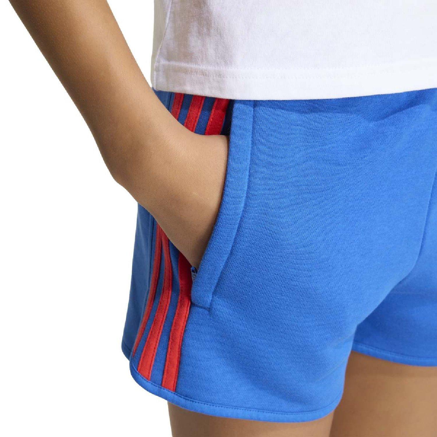 blue - adidas Originals - adidas Originals 3- Stripes Sprinter Shorts - 6