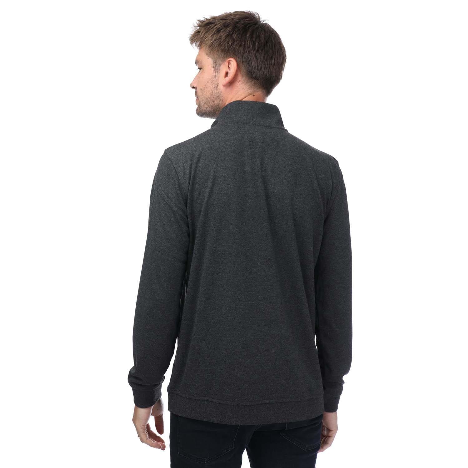 Charcoal - Ted Baker - Bits Textured Funnel Neck Sweater - 2