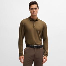 Boss Pado 30 Embroidered Logo LS Polo Shirt