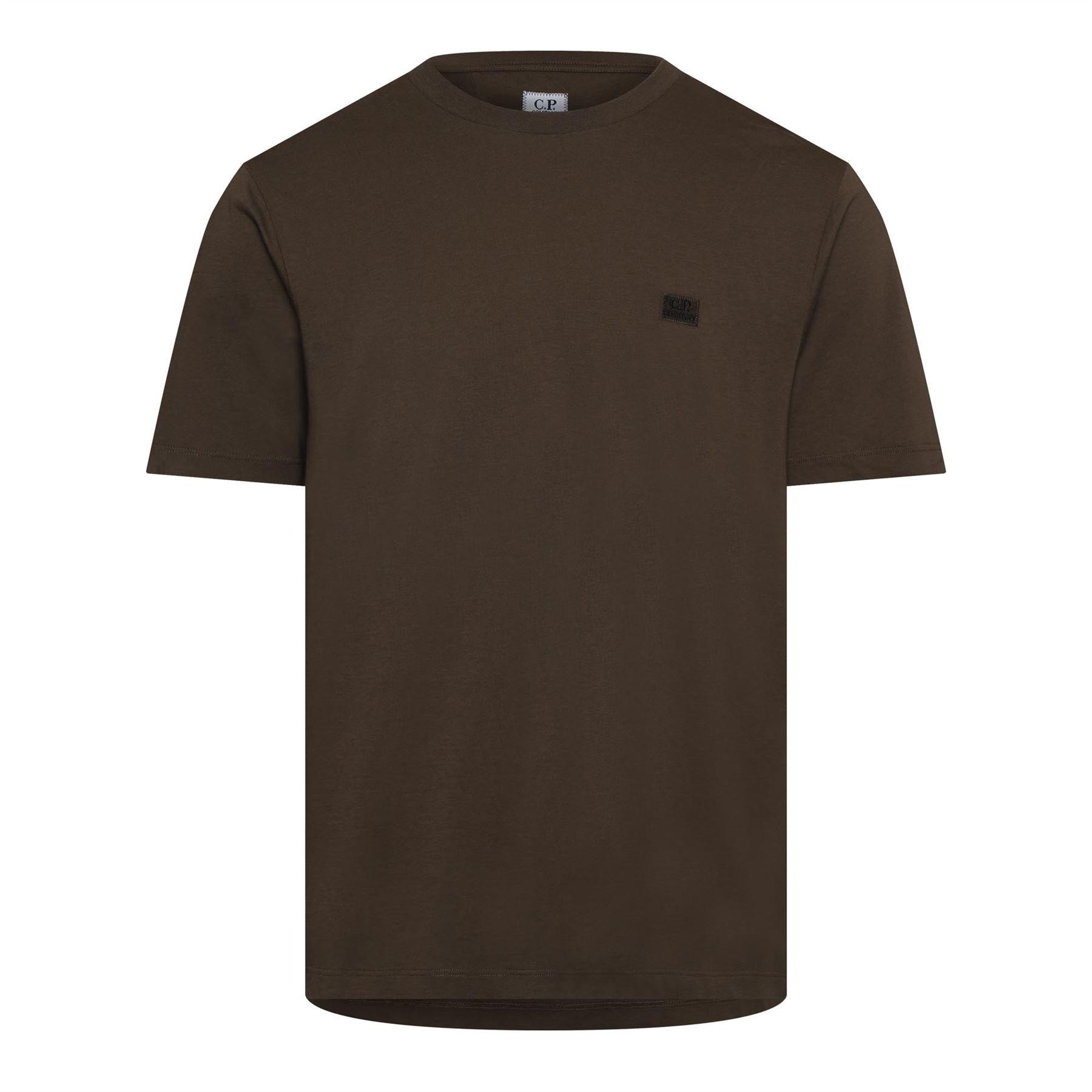 CP Company 30/1 Jersey Logo T-Shirt - Green - S