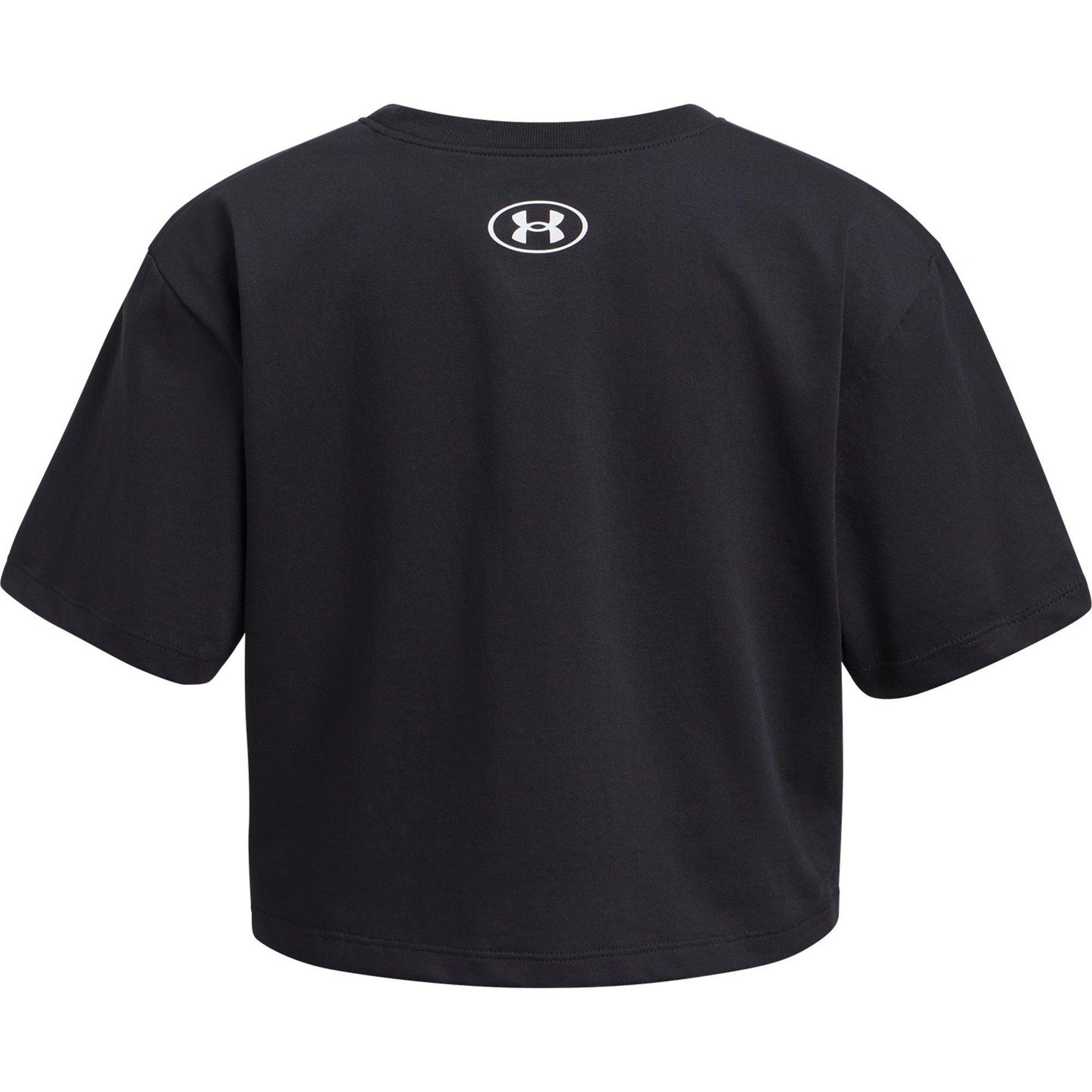 Black - Under Armour - Kids' Rival Short-Sleeve Oversized T-Shirt - 2