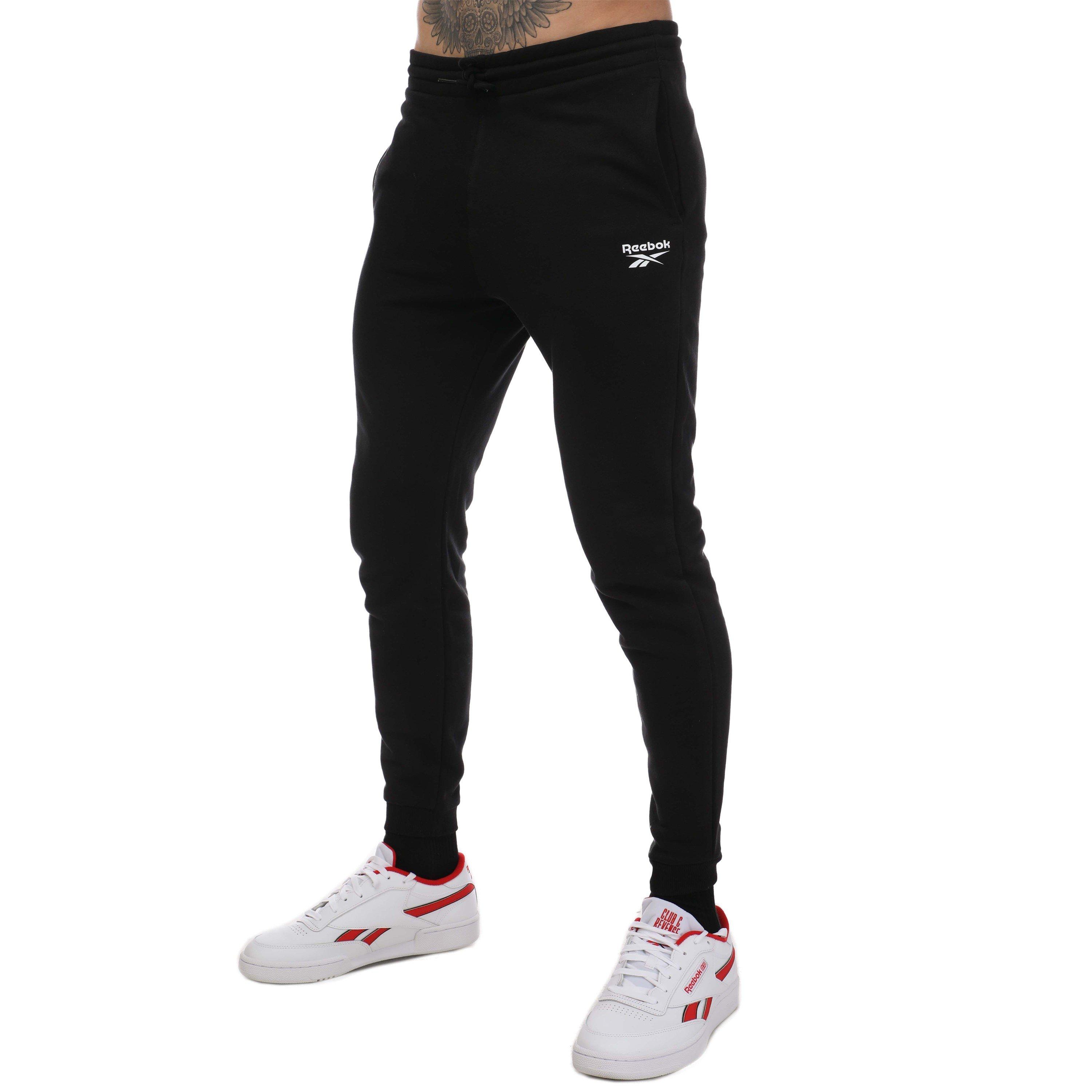 Reebok Men's Identity French Terry Joggers - Black - XS