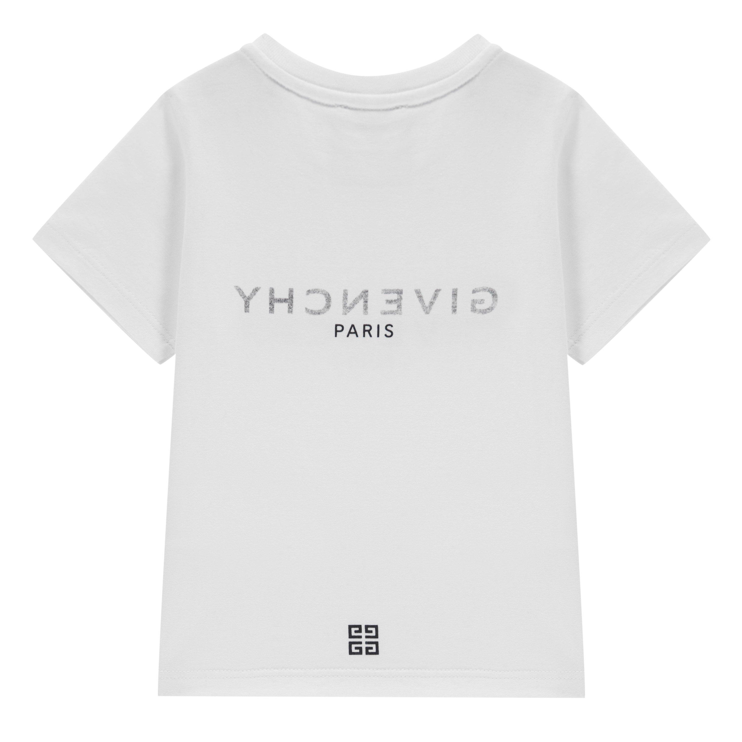 White 10P - GIVENCHY - Kids' Logo Regular Fit T-Shirt - 2
