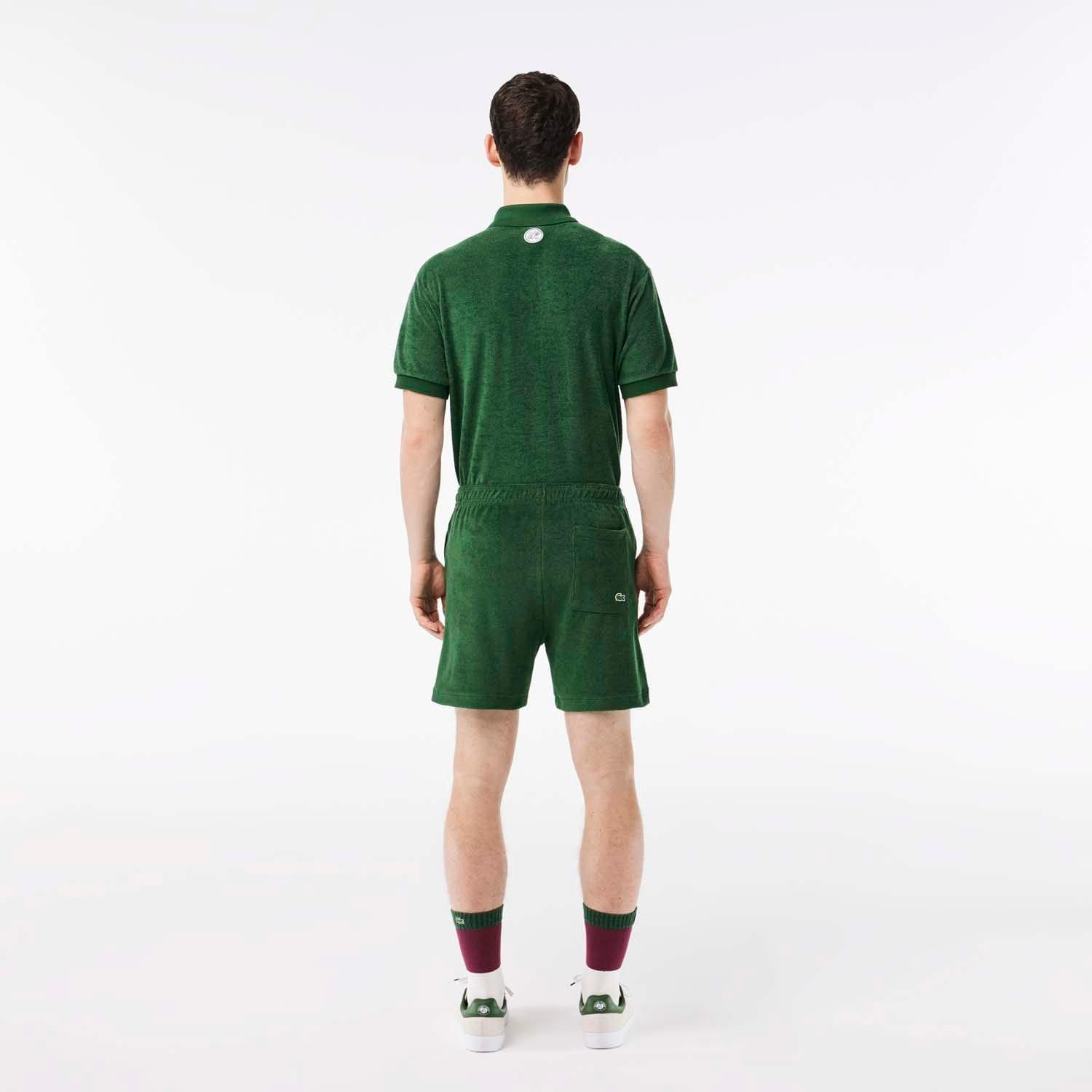 Green - Lacoste - Roland-Garros Edition Regular-Fit Tennis Shorts - 2