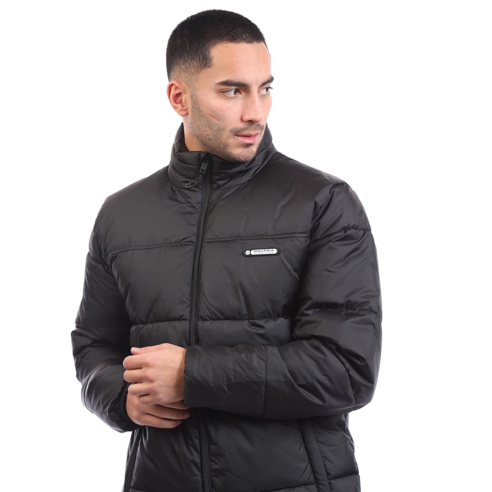 Black - Nautica - Peacock Puffer Jacket - 2