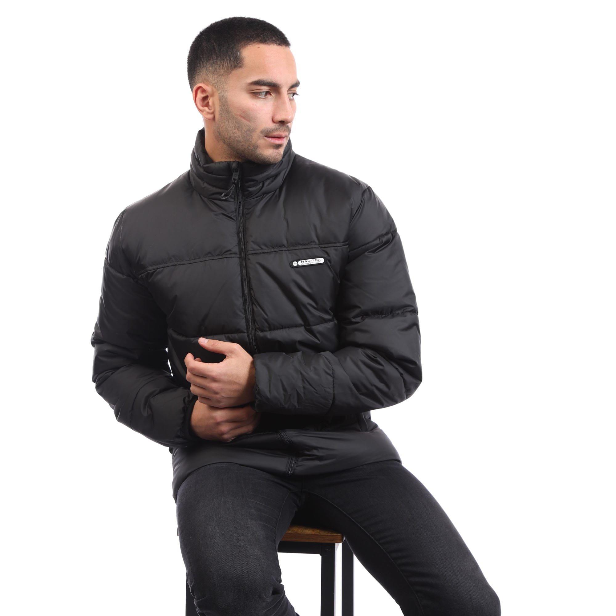 Black - Nautica - Peacock Puffer Jacket - 4