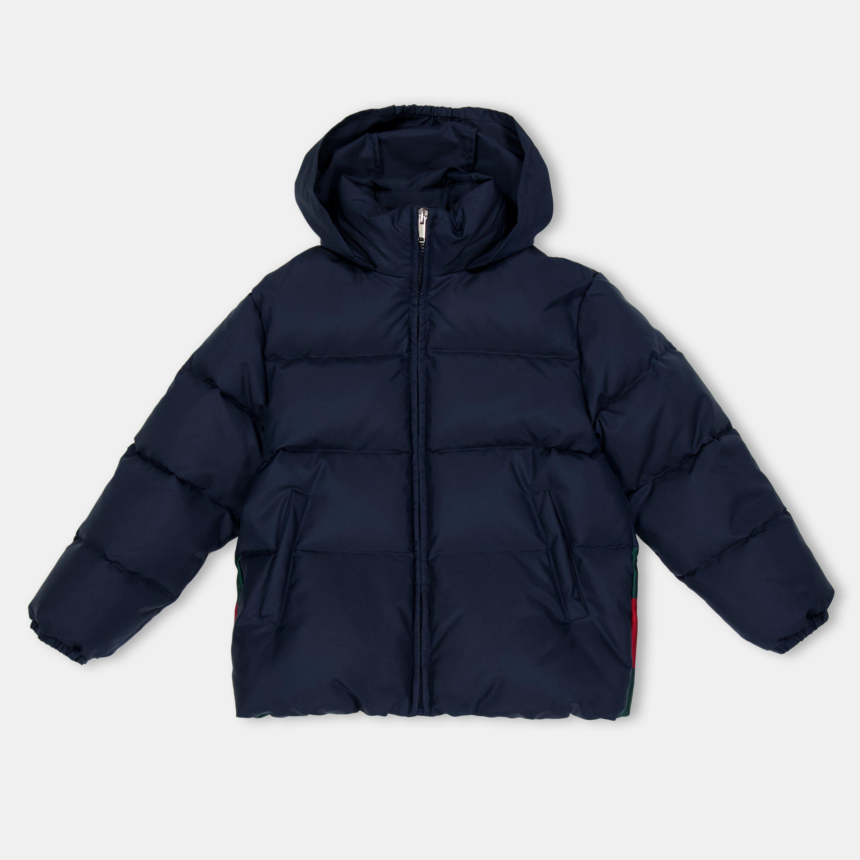 Navy 4345 - Gucci - Kids' Quilted Short Puffer Jacket - 1