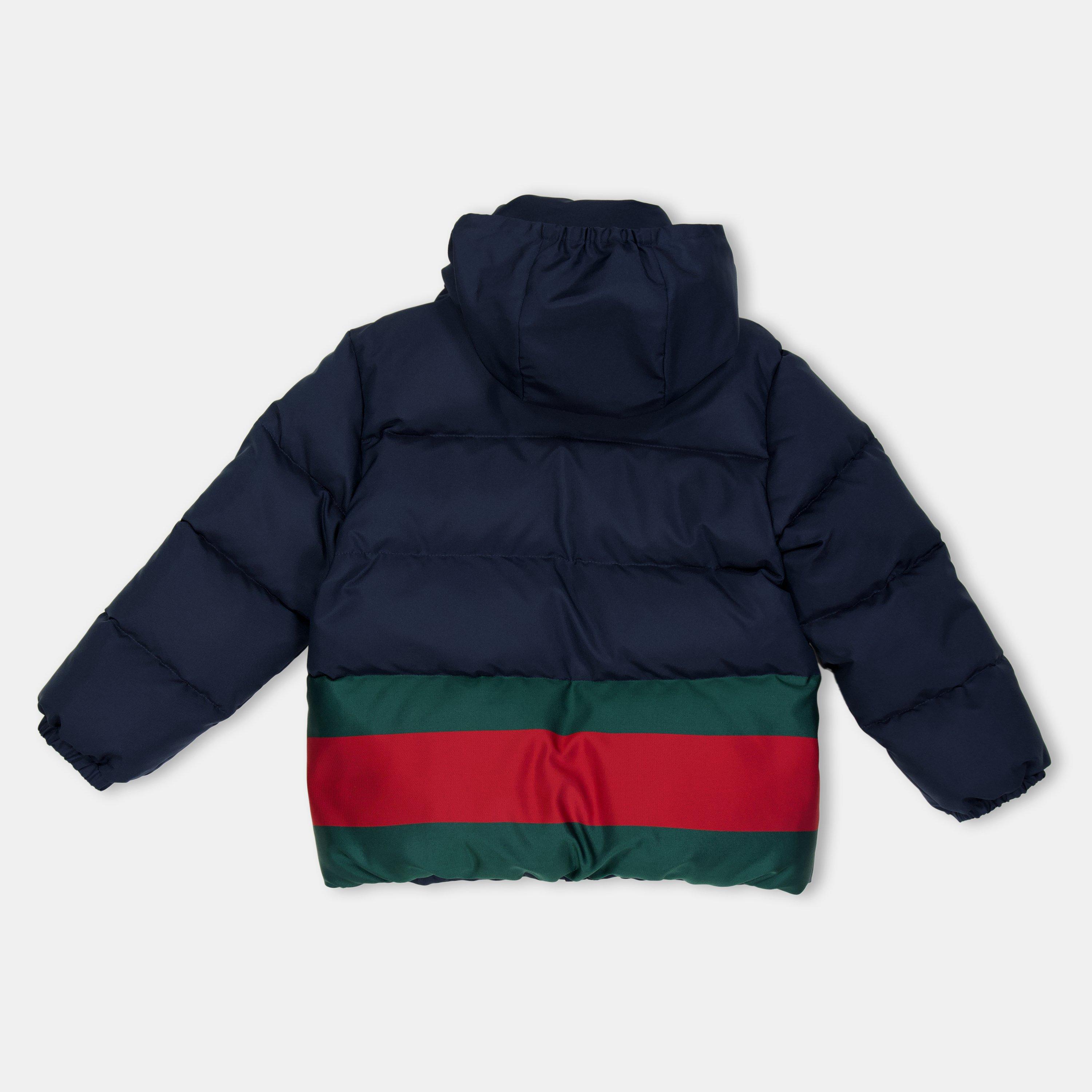 Navy 4345 - Gucci - Kids' Quilted Short Puffer Jacket - 2