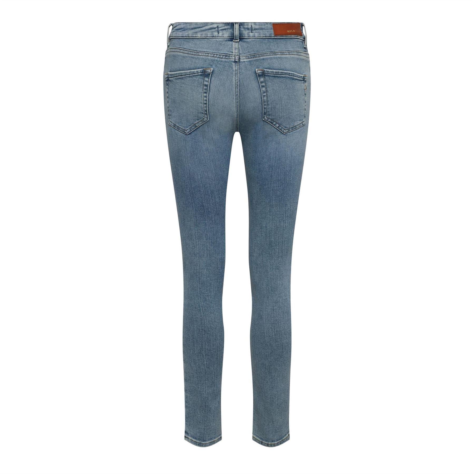 Blue - Replay - Faaby Slim-Fit Jeans - 2