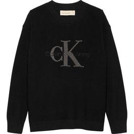 Calvin Klein Jeans Logo Knit Sweater Juniors