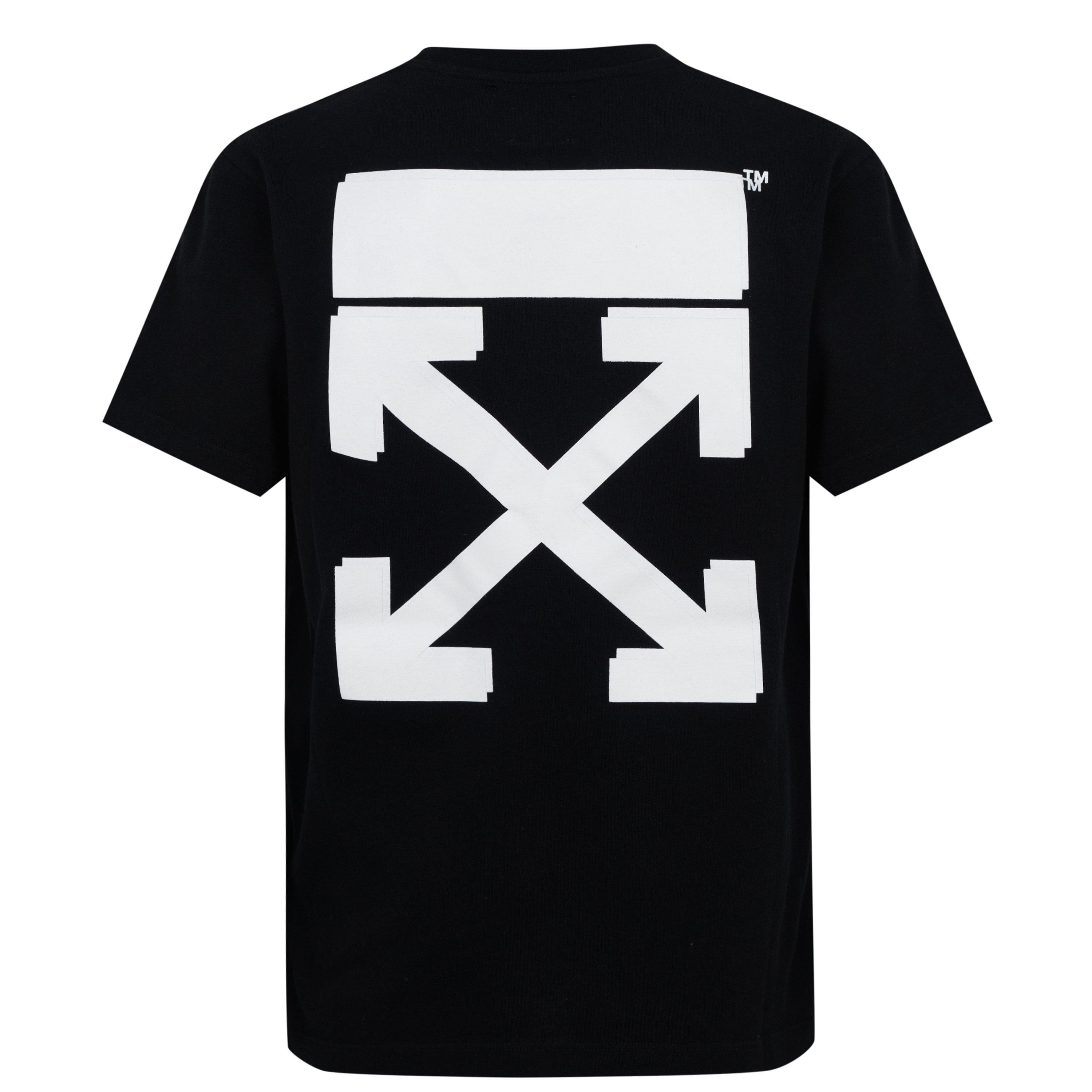 Off white t shirt black deals