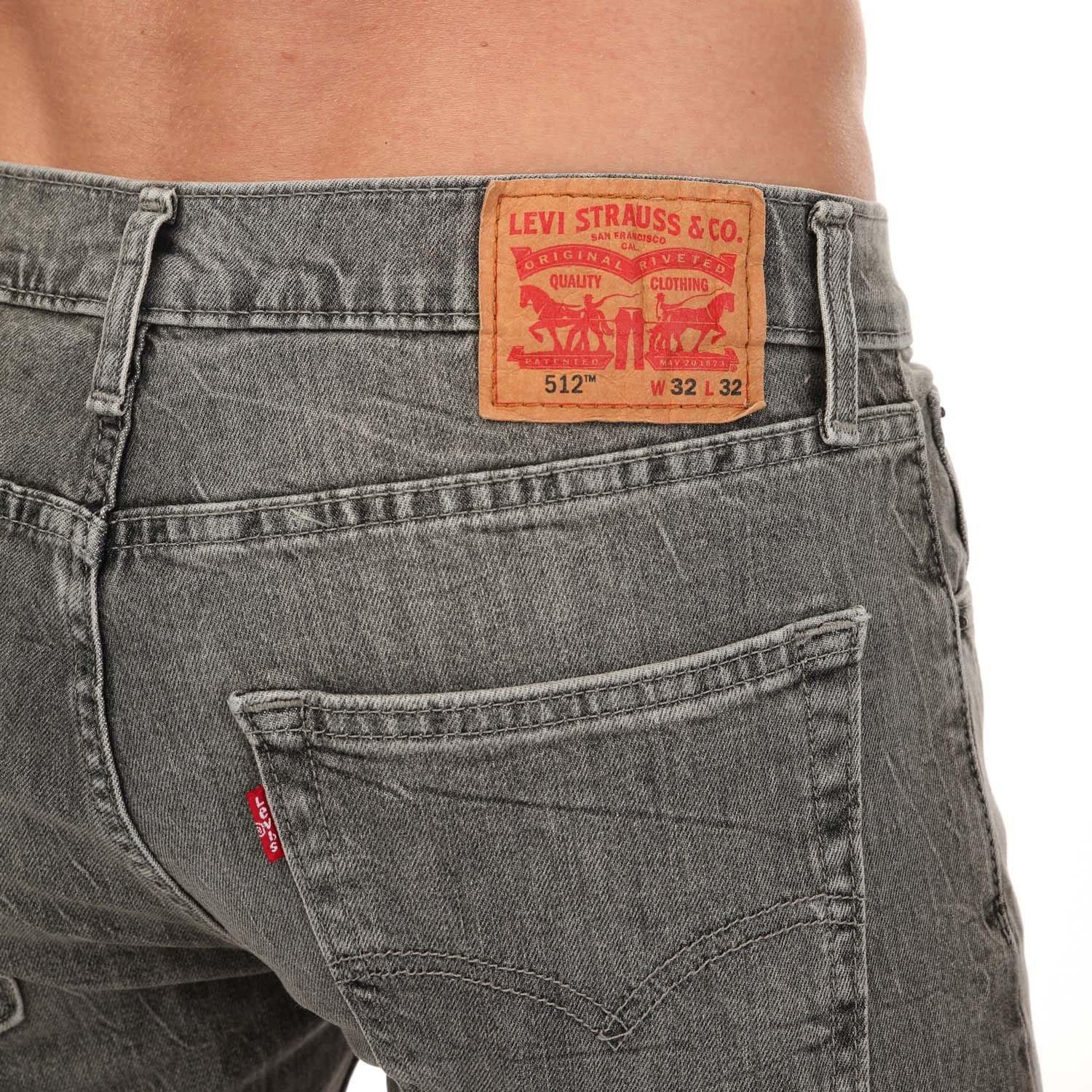 Grey - Levis - 512 Slim Taper Little Love Jeans - 3