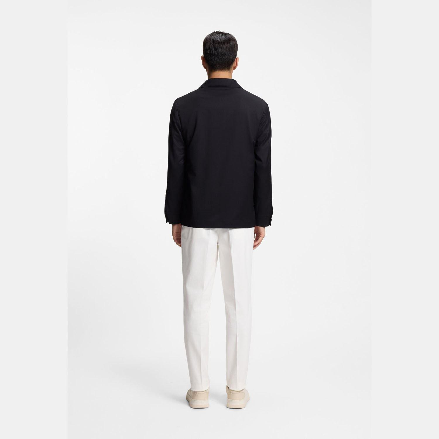 Dark Blue - Boss - H-Carper-2PP-253 Relaxed Fit Overshirt - 5