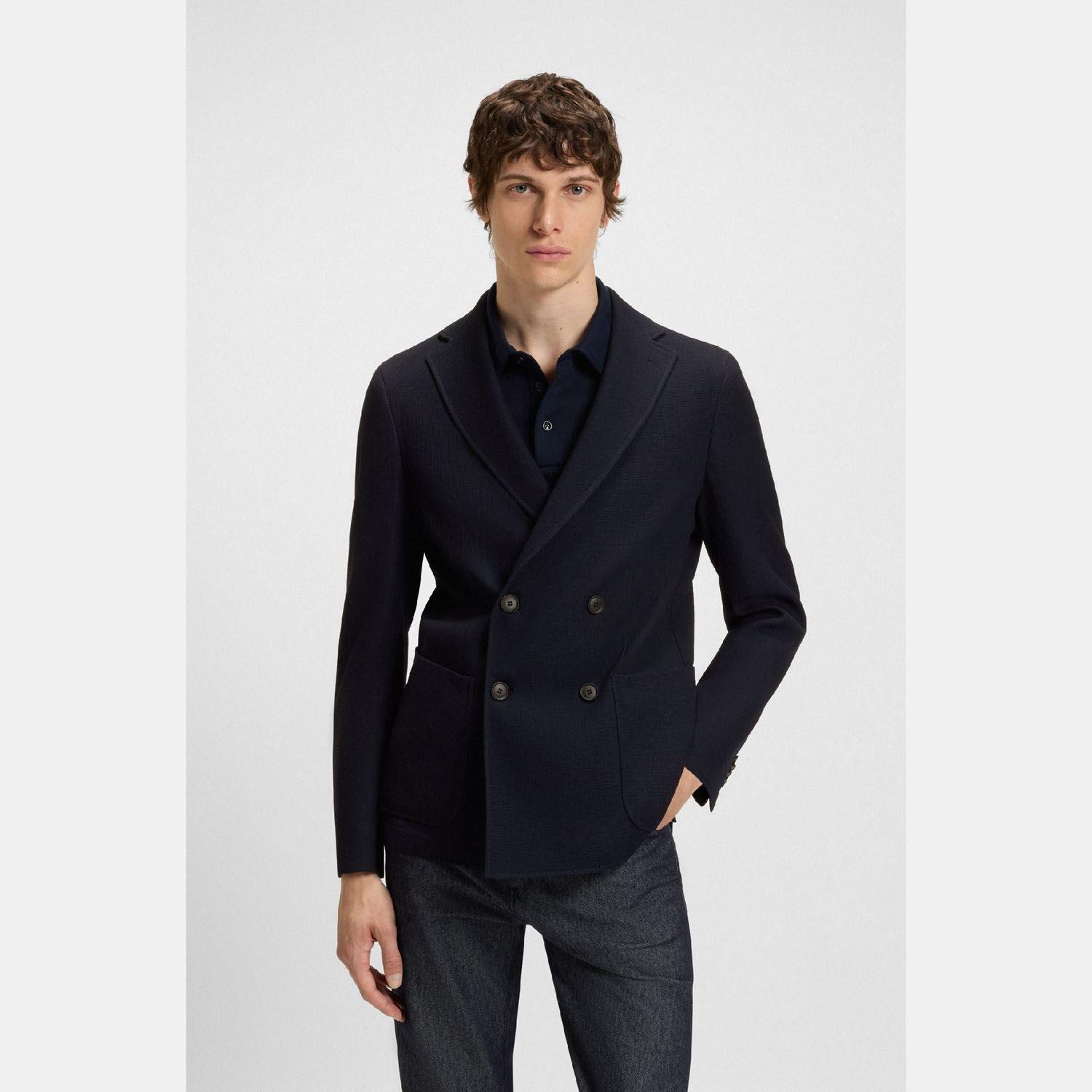 Dark Blue - Boss - C-Hanry-DB-254 Blazer - 2