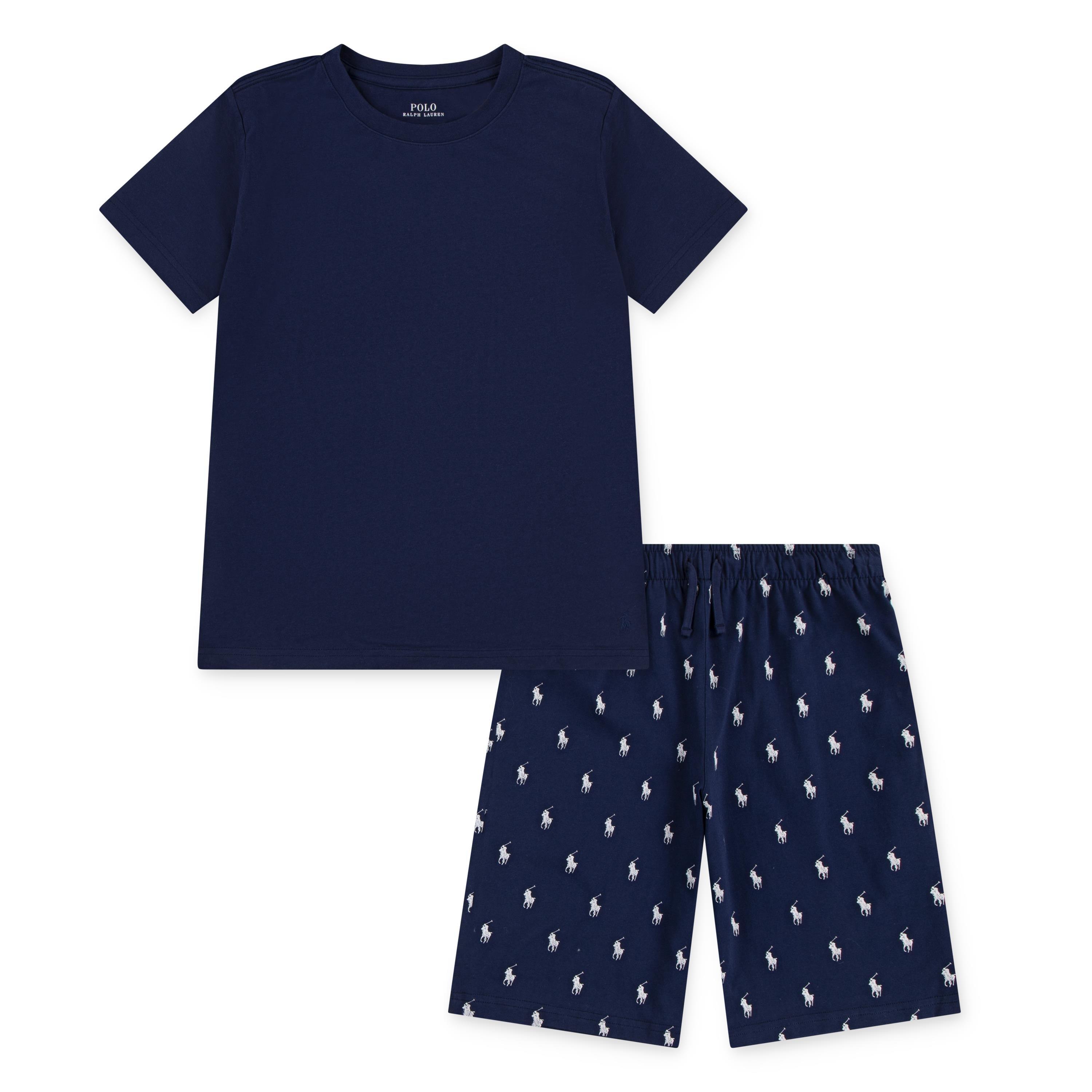 Newport Nvy BCV - Polo Ralph Lauren - Kids' Cotton Short Sleeve Pyjama Set - 1