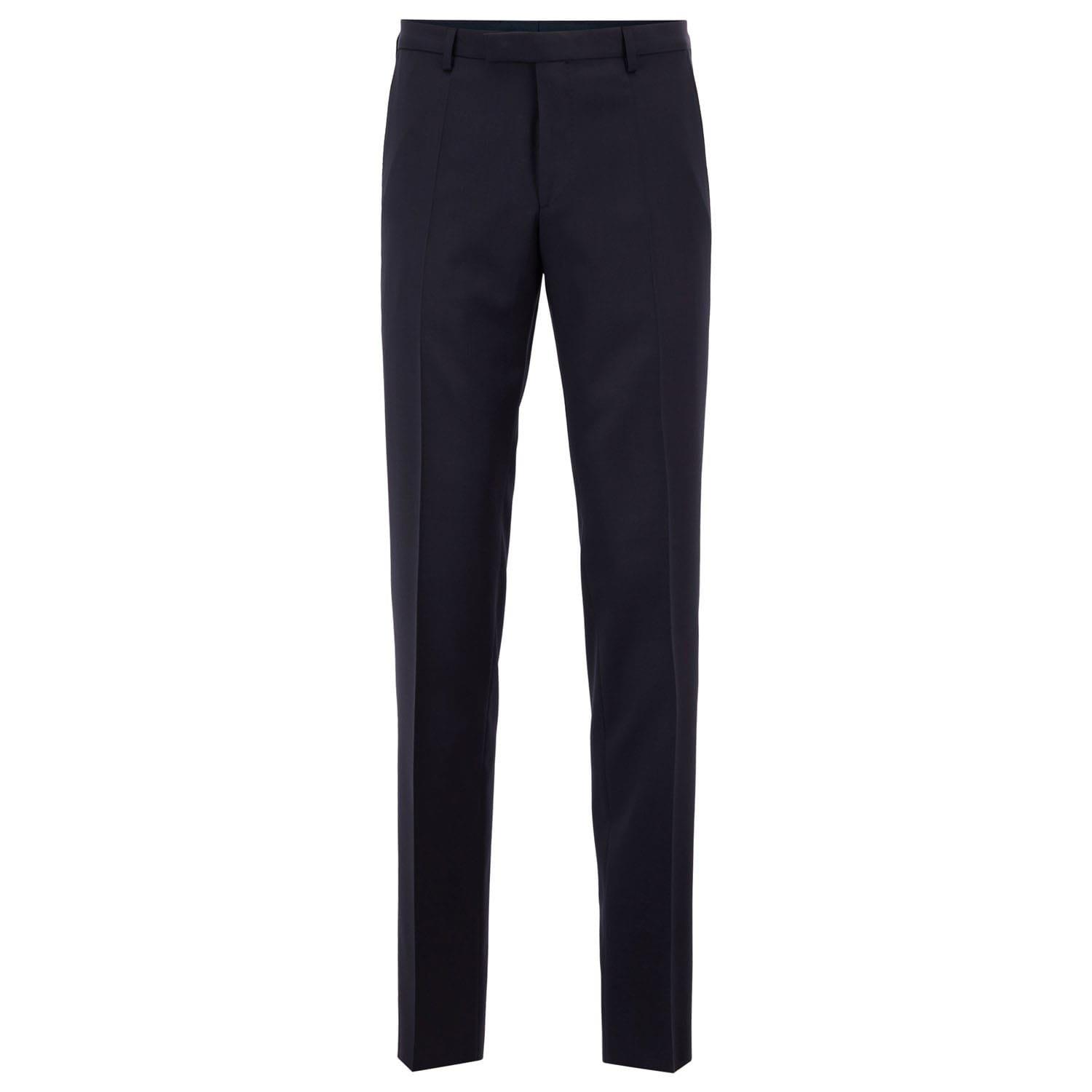 Dark Blue - Boss - Boss Lenon Cyl 10191512 01 Straight Leg Trousers Mens - 1