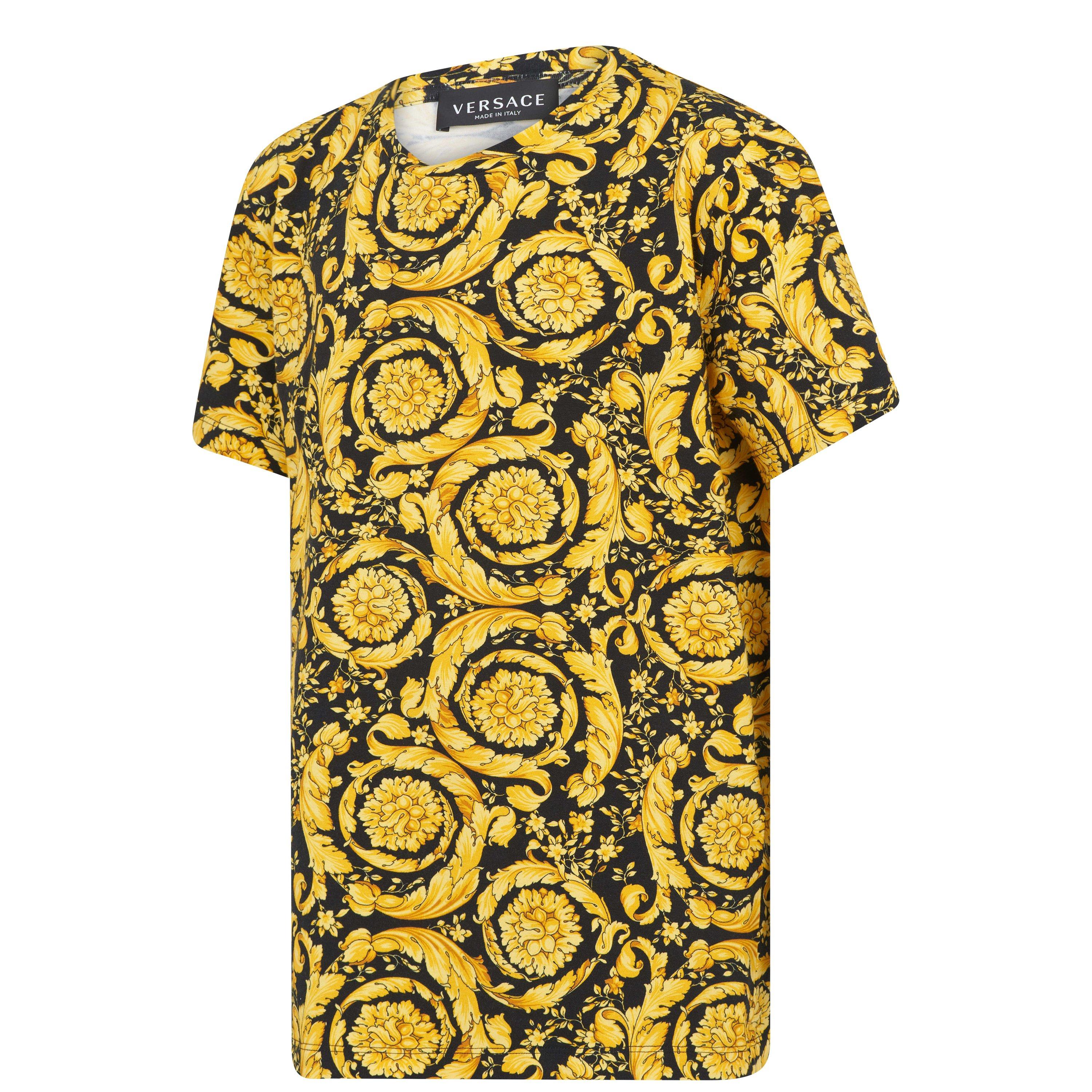 Gld/Blk 5B000 - Versace - Children's Baroque T Shirt - 3