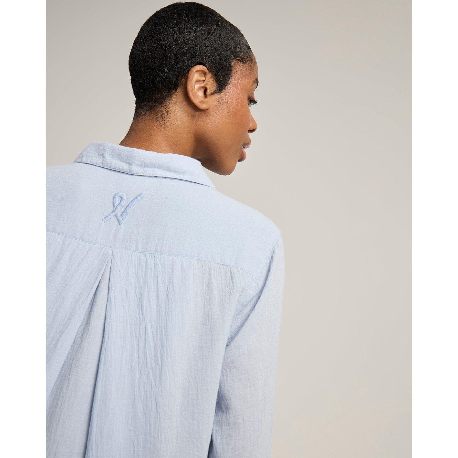 Sky - Nudea - MAXI SHIRT ORGANIC COTTON GAUZE - 3