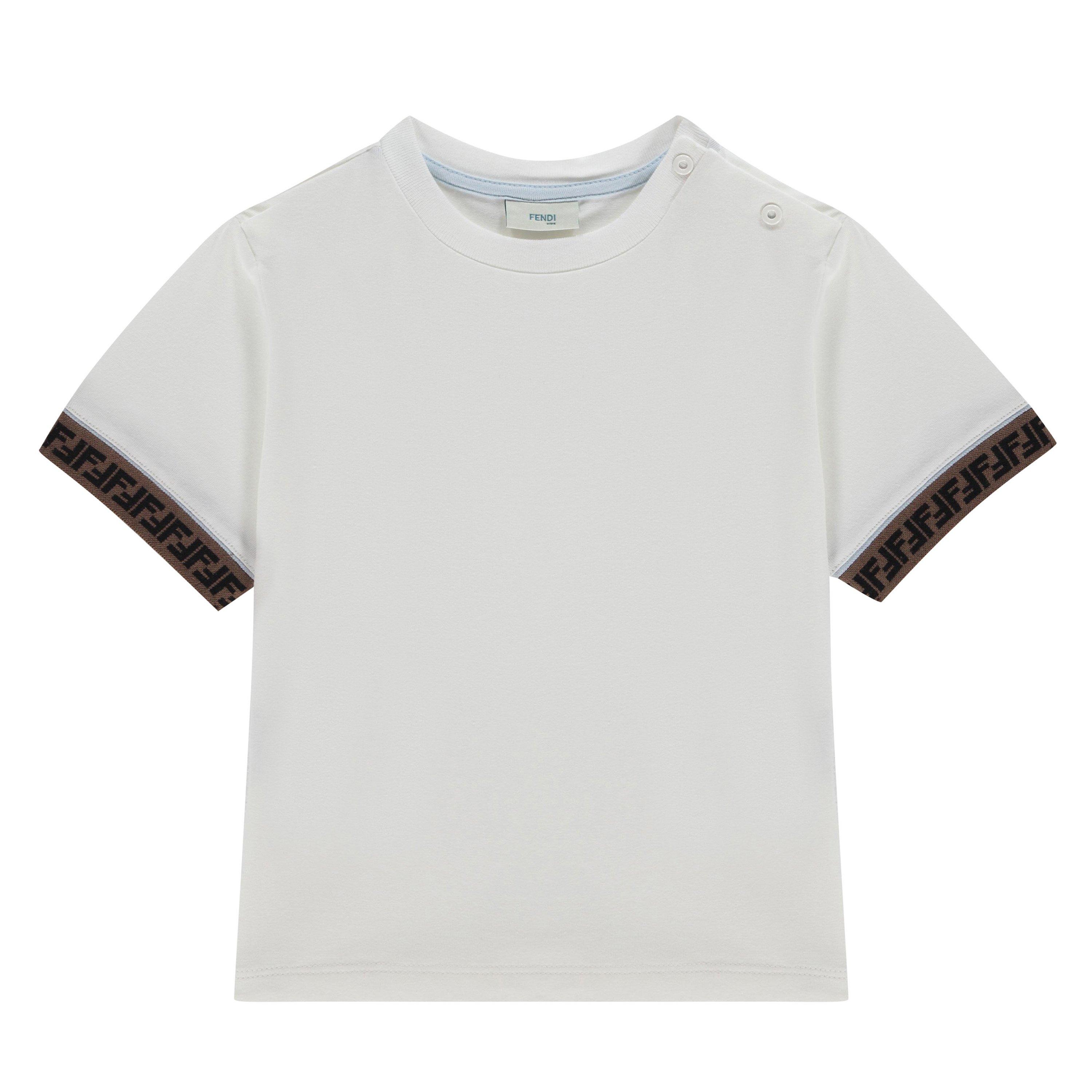Fendi Ff Sleeve T Shirt Infants