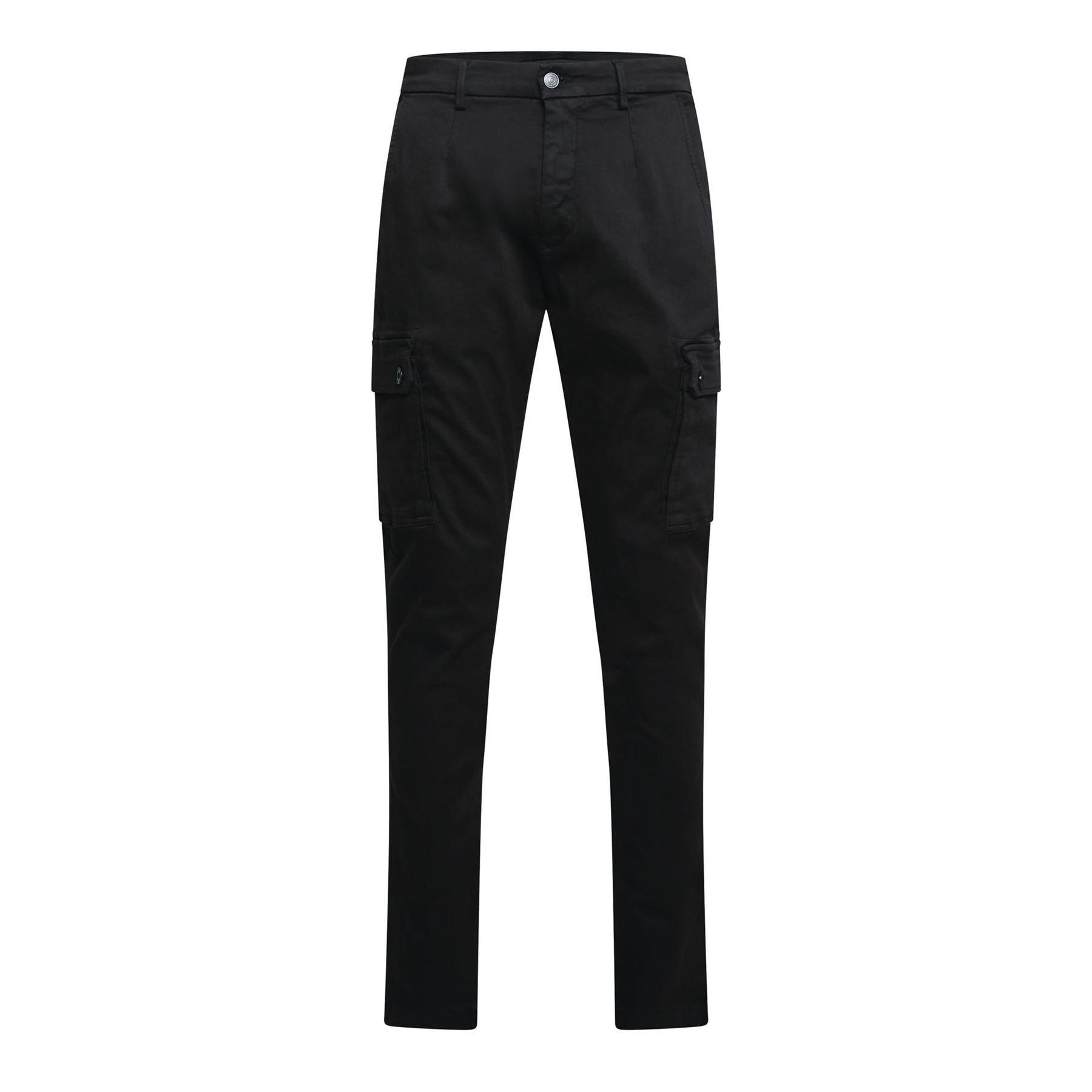 Black - Replay - Jaan Slim-Fit Cargos - 1