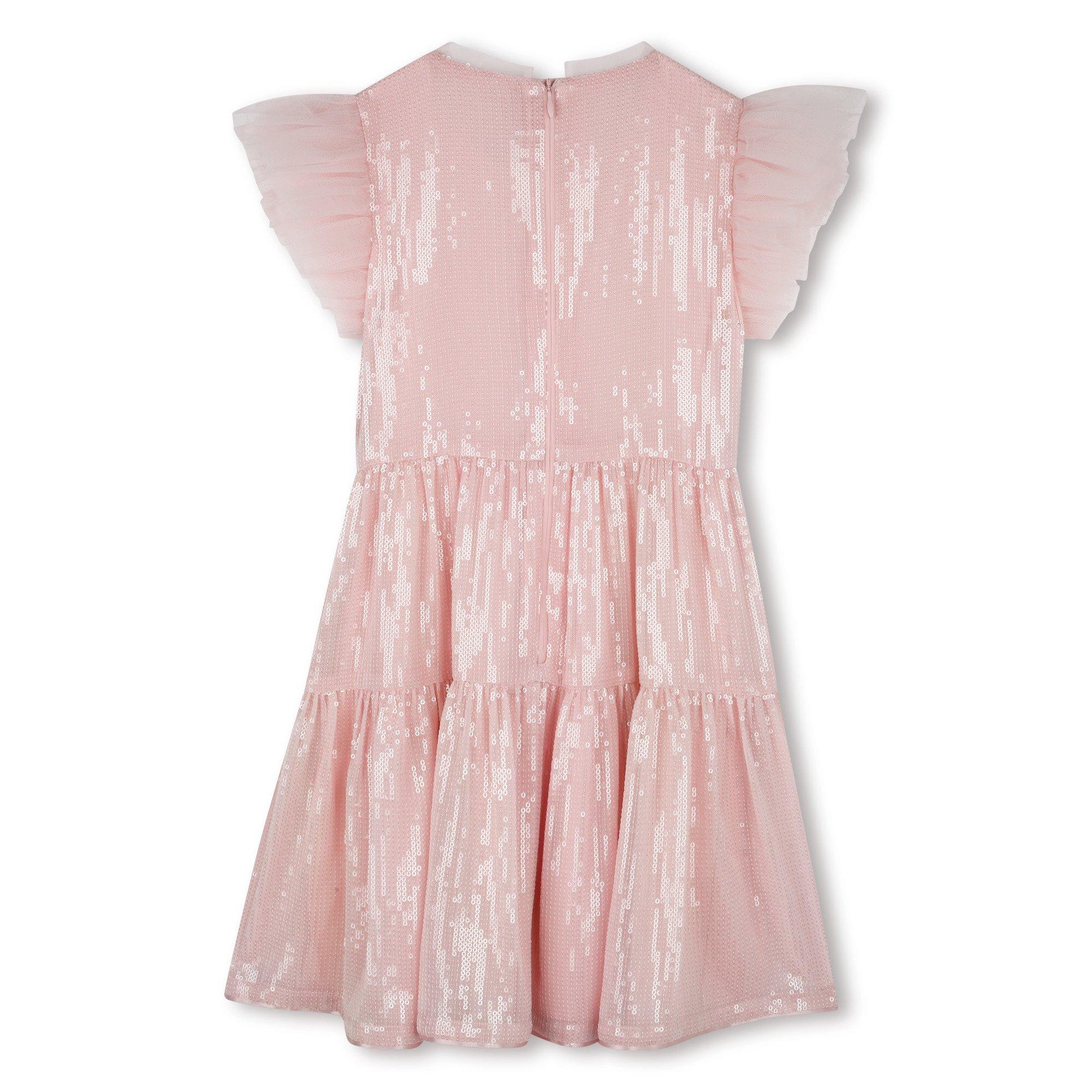 Pale Pink 45X - Billieblush - Kids' Glitter Peplum Dress - 2