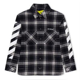 Off White Check Shirt Juniors