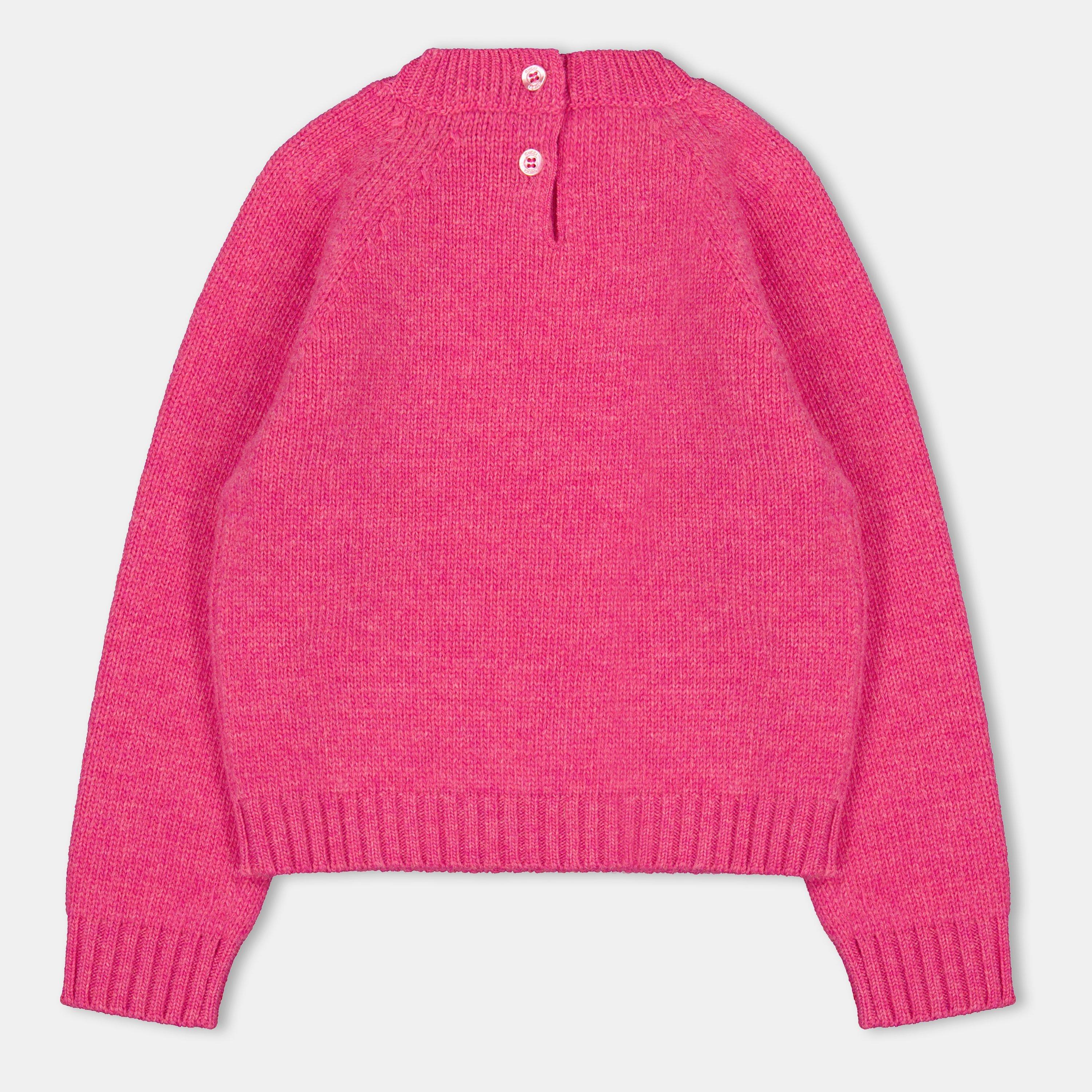 Pink  5307 - Gucci - Kids' Crew Neck Knitted Top - 2