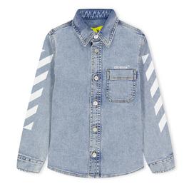 Off White Denim Shirt In99