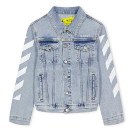 Off White Arrow Denim Jacket Juniors