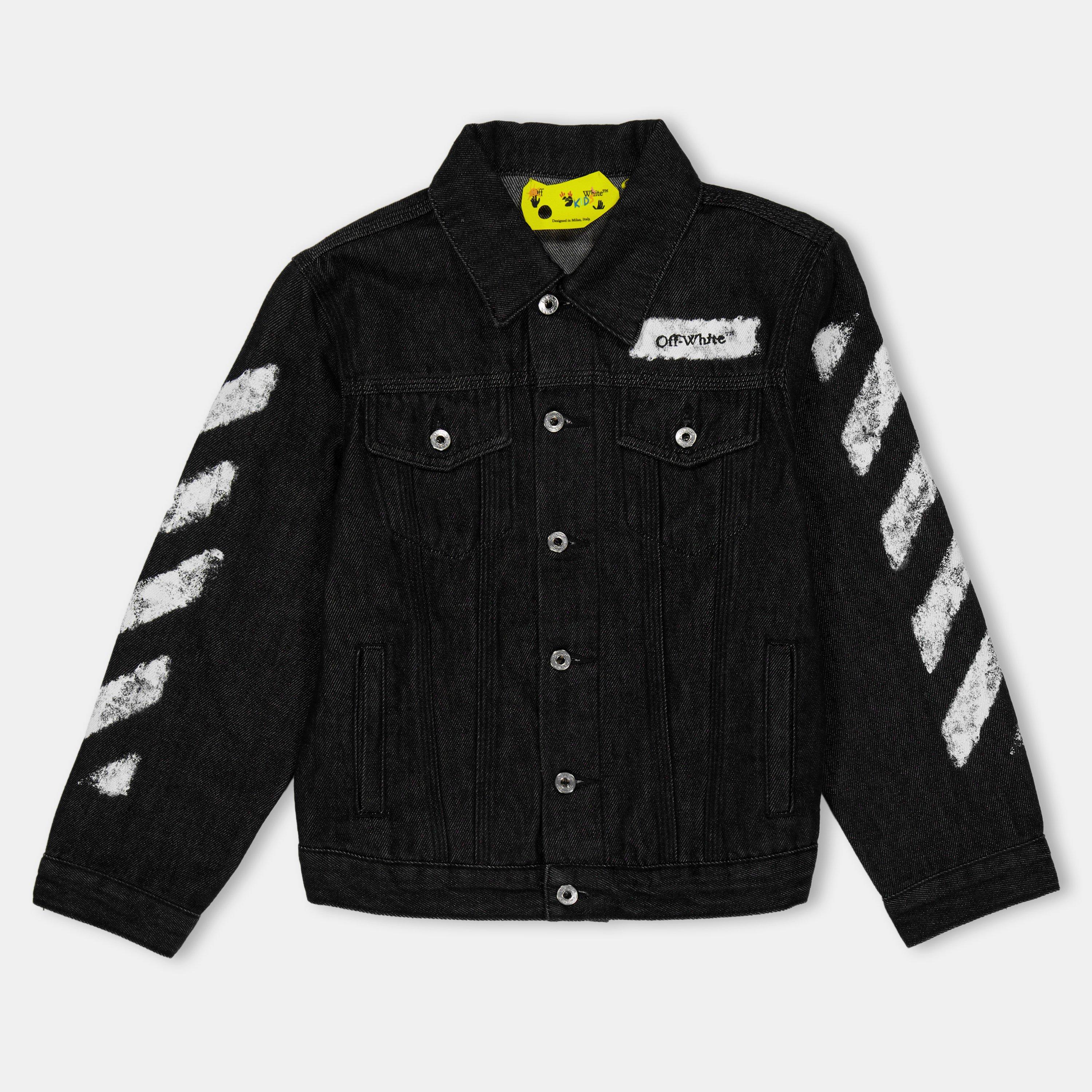 Denim 1001 - Off White - Unisex Kids' Denim Jacket - 1