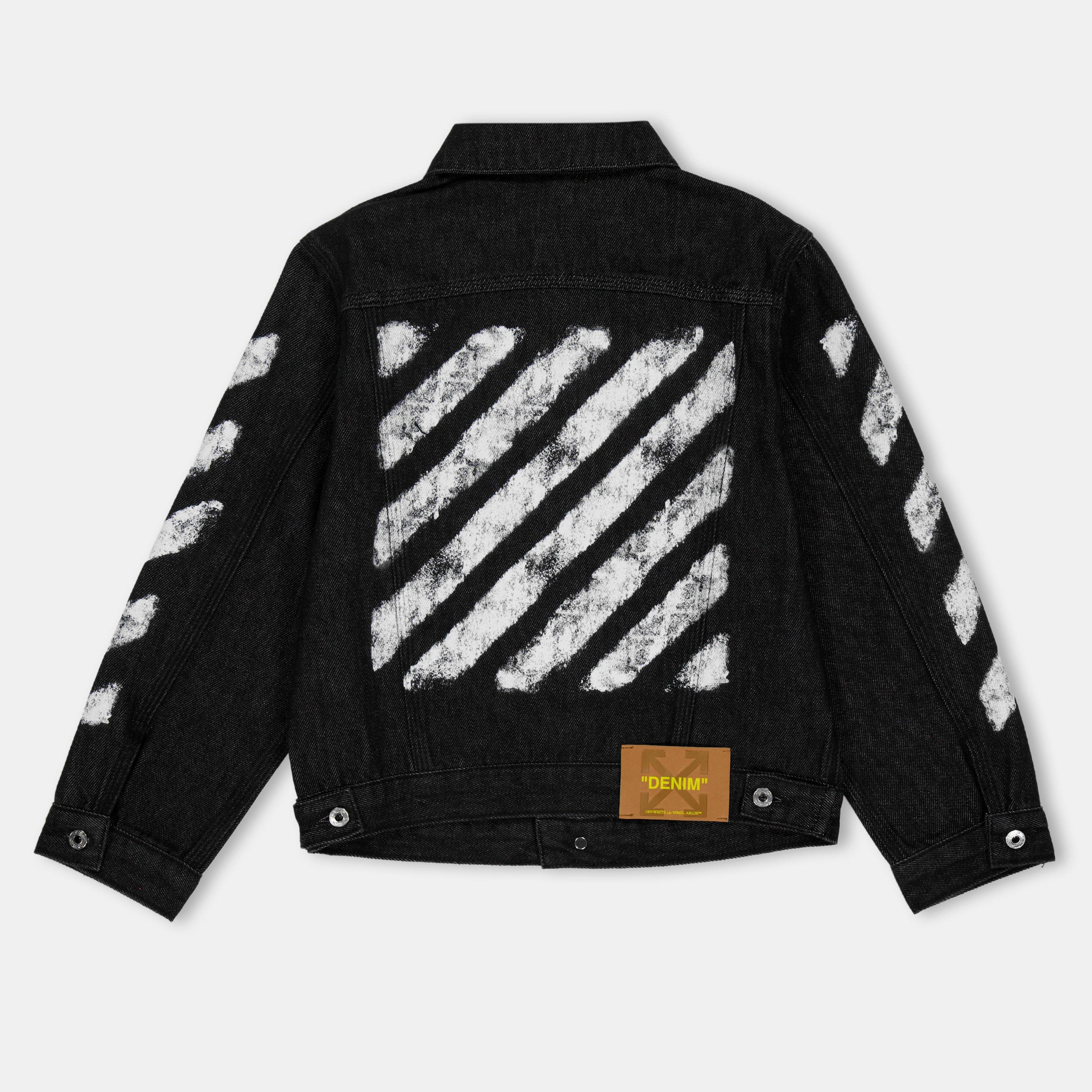 Denim 1001 - Off White - Unisex Kids' Off-White Denim Jacket - 2