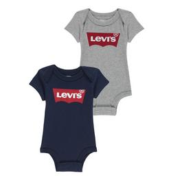 Levis Levis 2pc Batwing T-Shirts Unisex Babies
