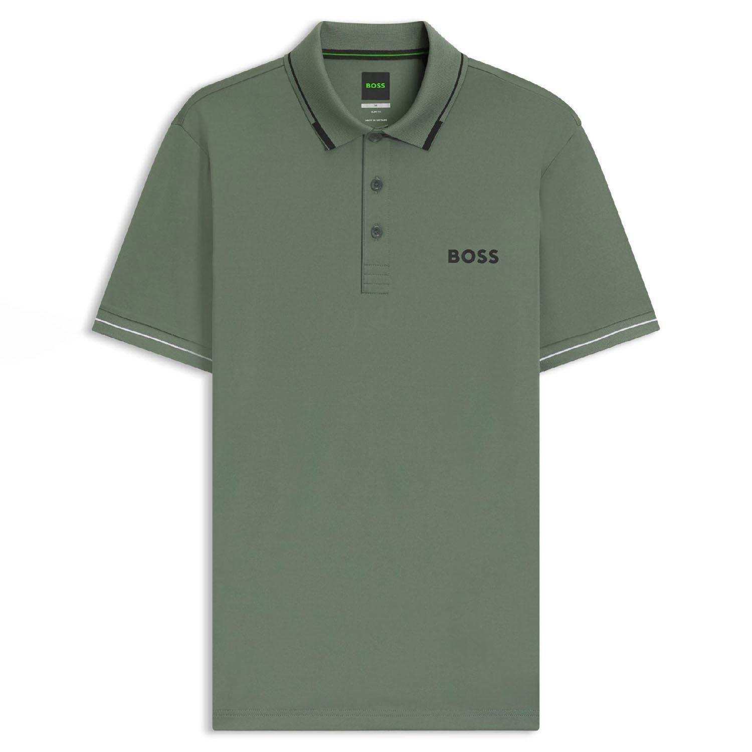 Boss Paul Pro Contrast Logo Slim-Fit Polo Shirt