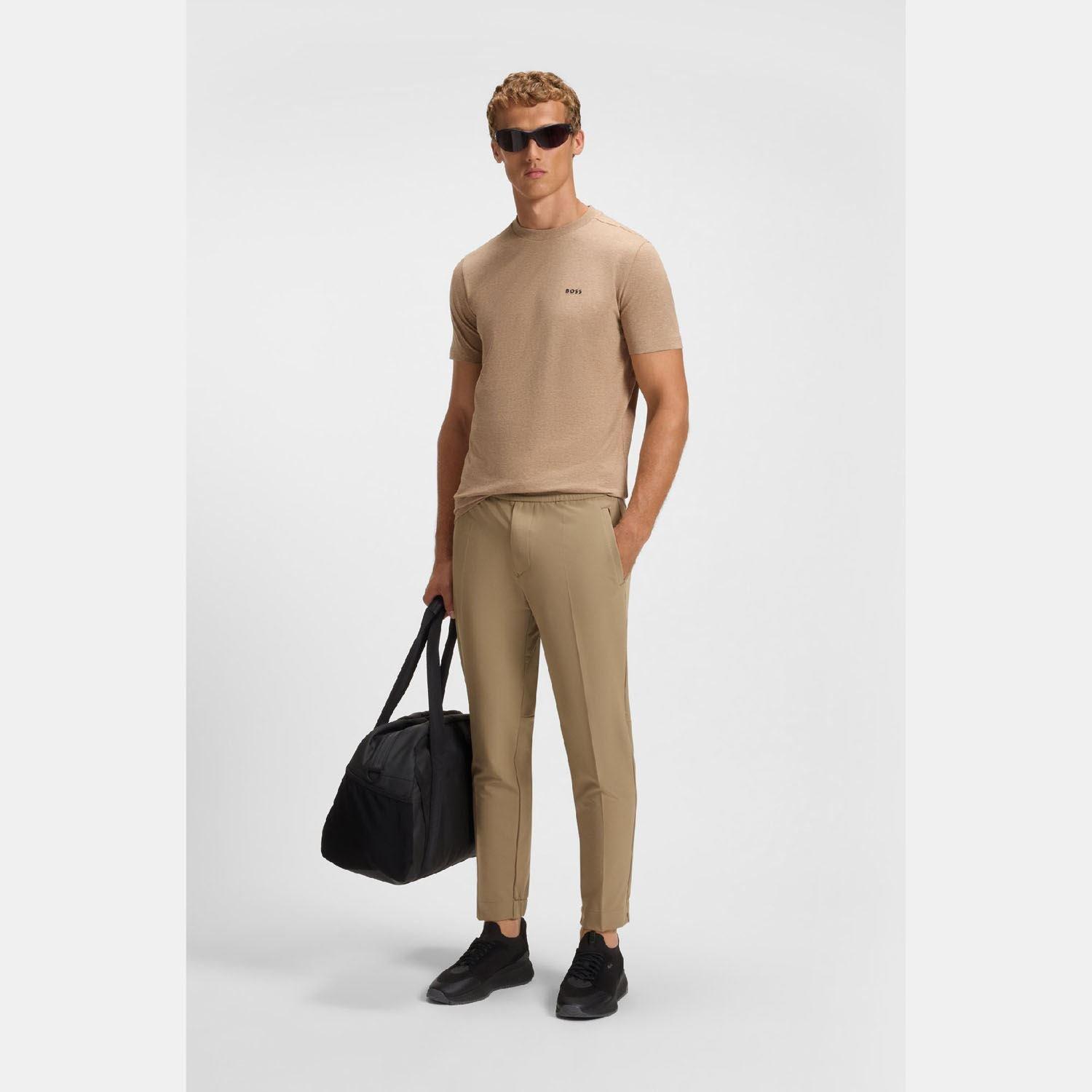 Green - Boss - T Flex Tapered-Fit Trousers - 4