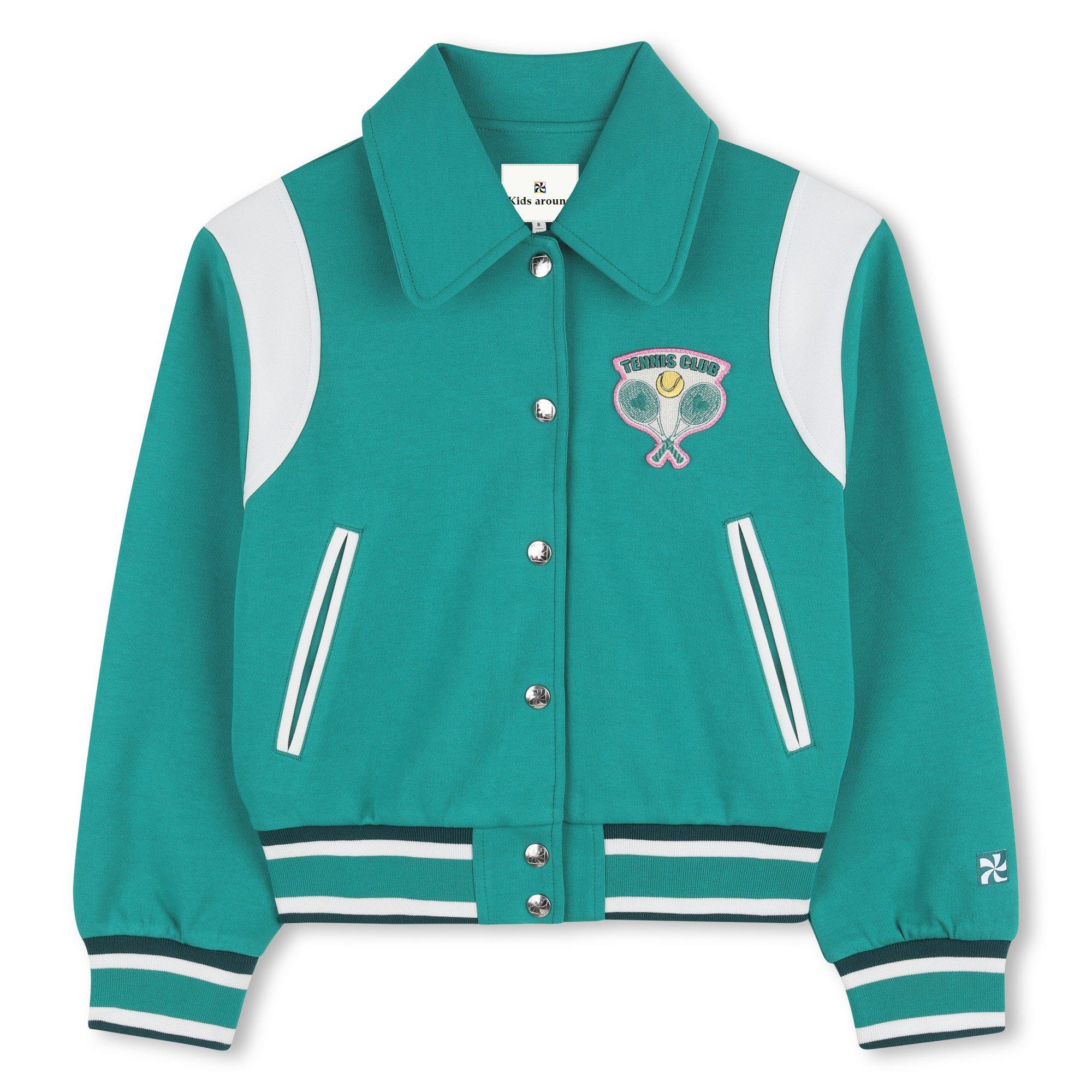 Kids Around Girls Cardigan - Green - 8Y