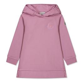 Moncler Hooded Logo Dress Girls