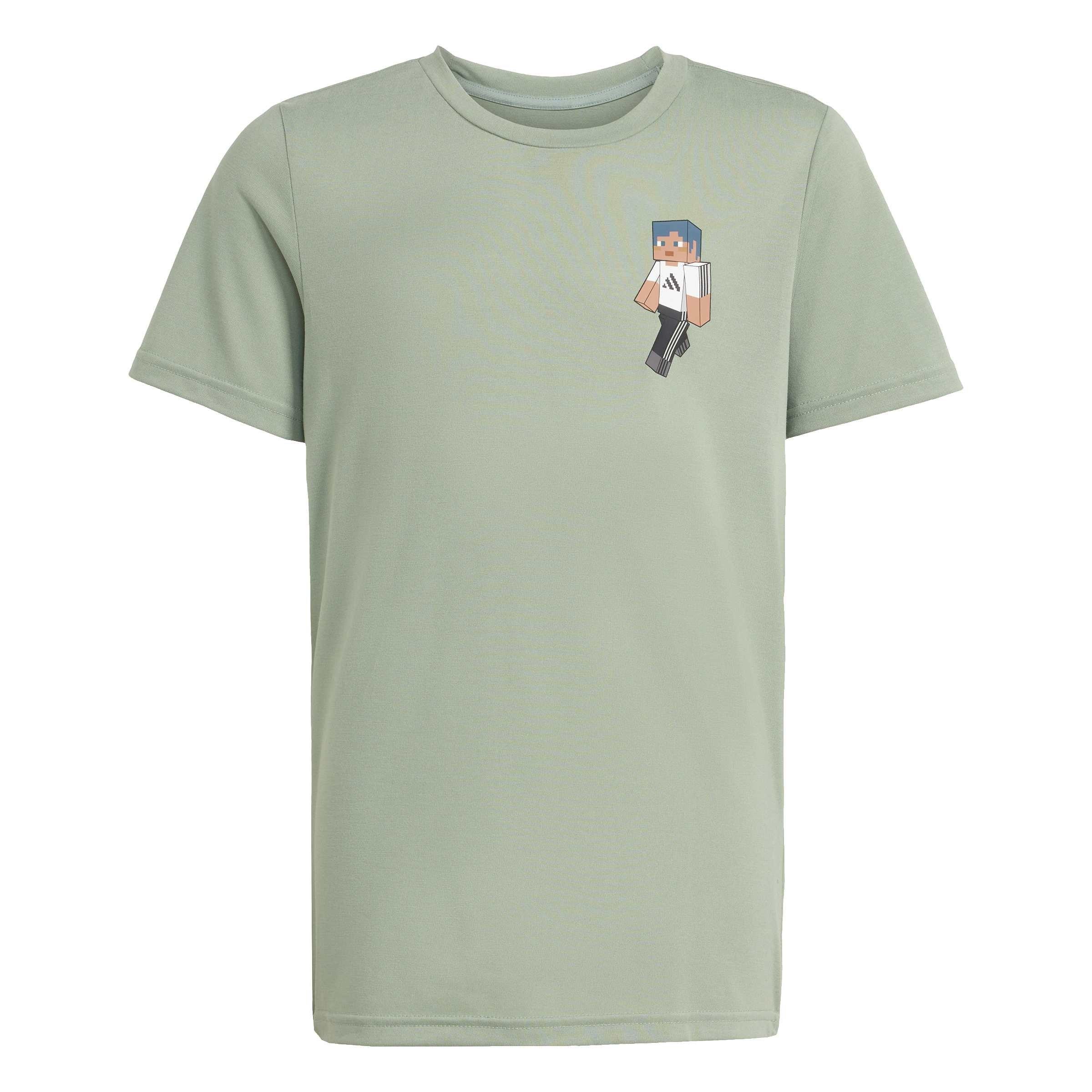 zilvergroen - adidas - adidas Minecraft Training T- Shirt - 1