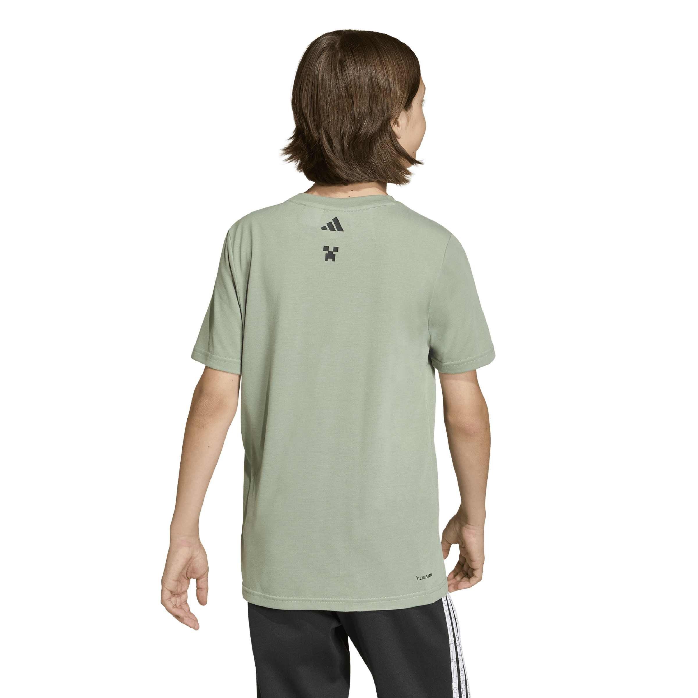 zilvergroen - adidas - adidas Minecraft Training T- Shirt - 3