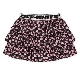 Off White Ppln Skirt  Jn99