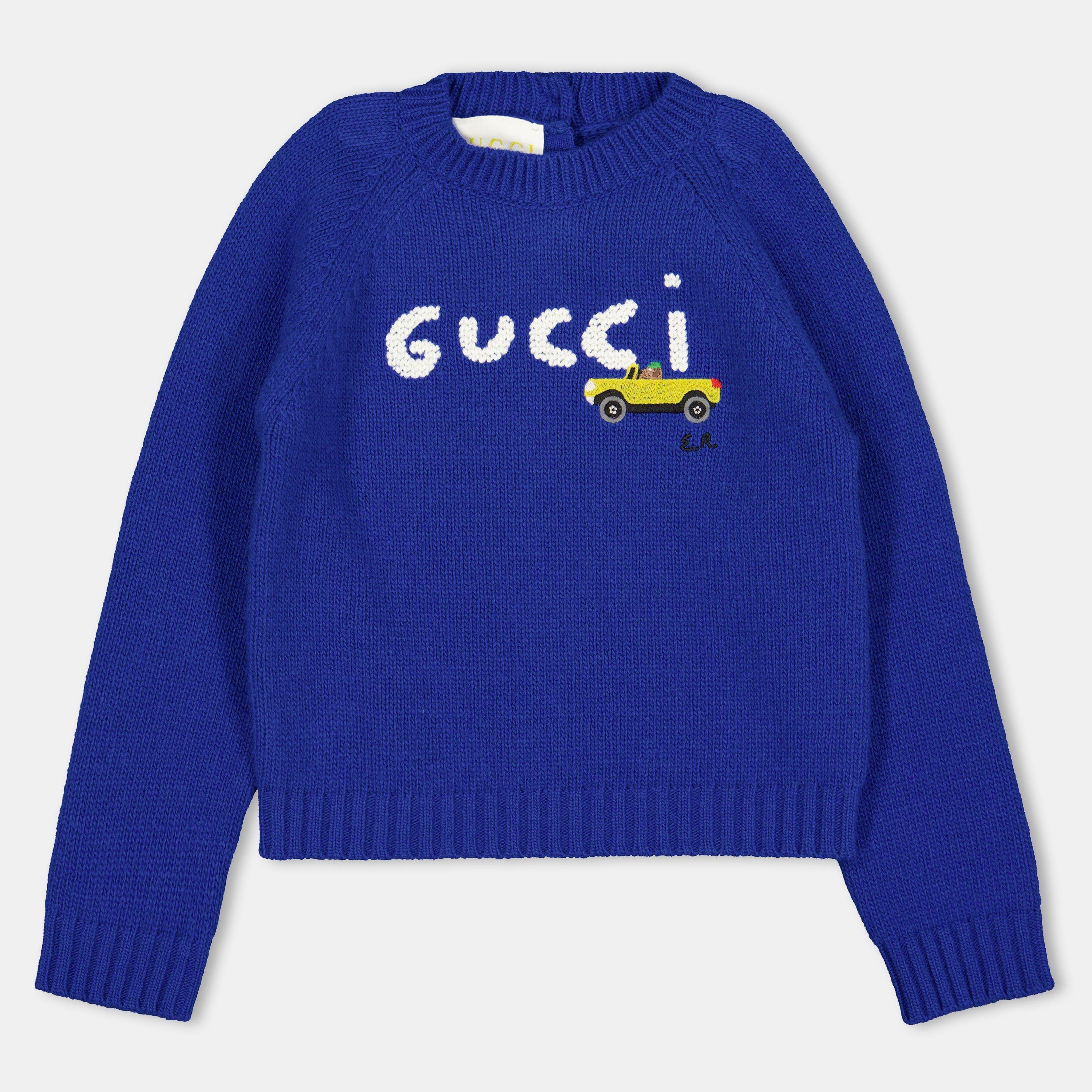 Gucci | Kids' Crew Neck Soft Knit Top | Flannels