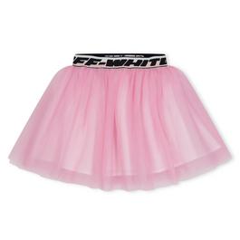 Off White Tlle Skirt  In99