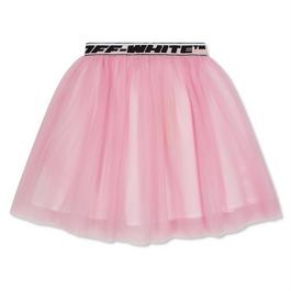 Off White Tulle Skirt Juniors