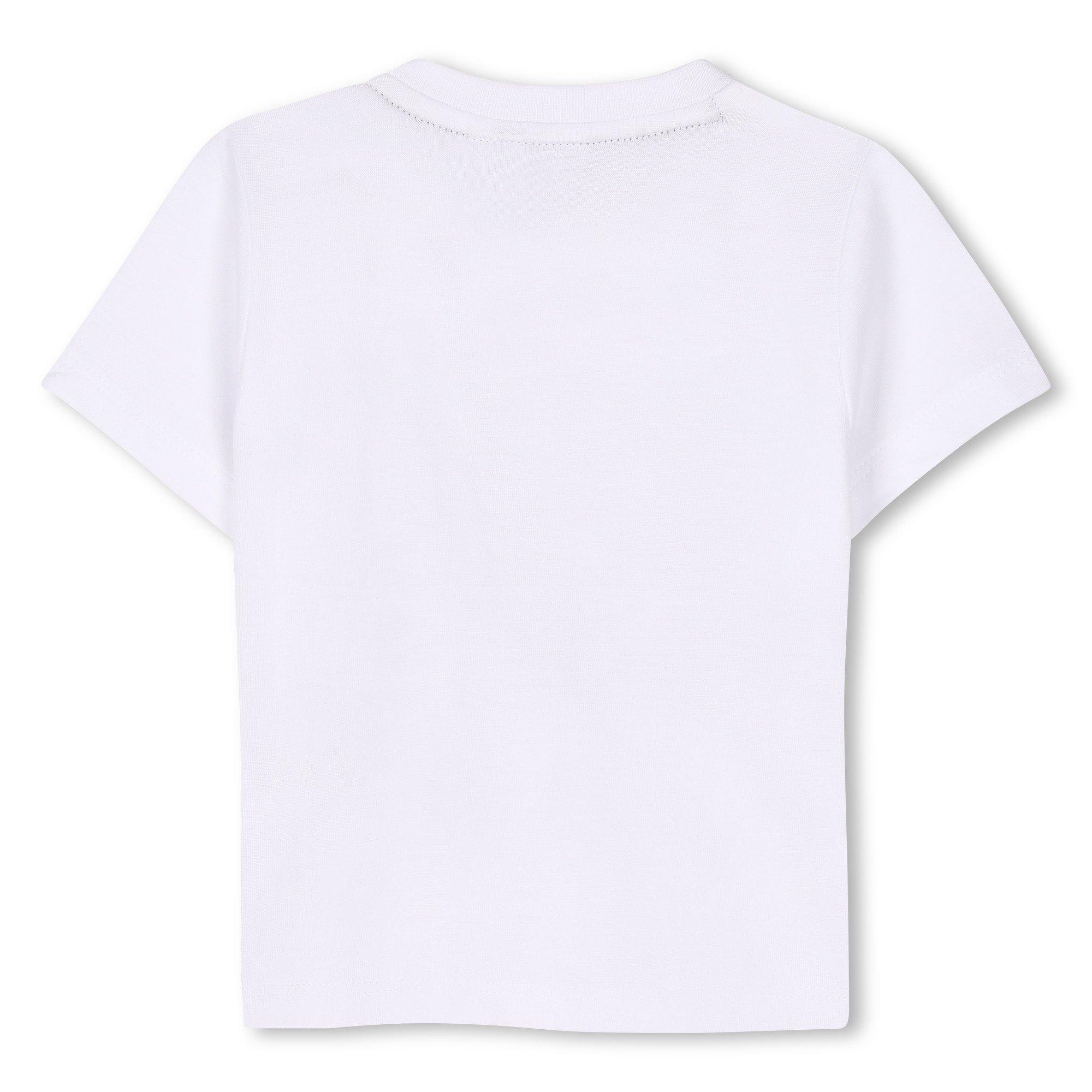 White 10P - Boss - Kids Multi Logo T-Shirt, Multi Logo Design - 2