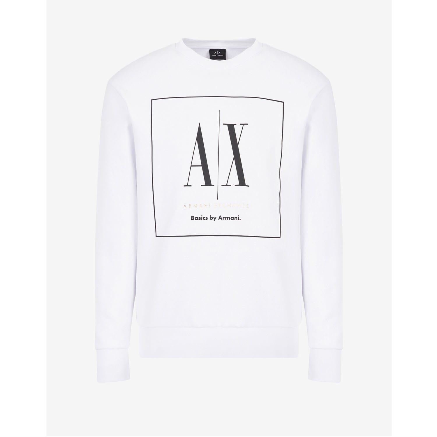 White - Armani Exchange - Crewneck Sweatshirt - 3