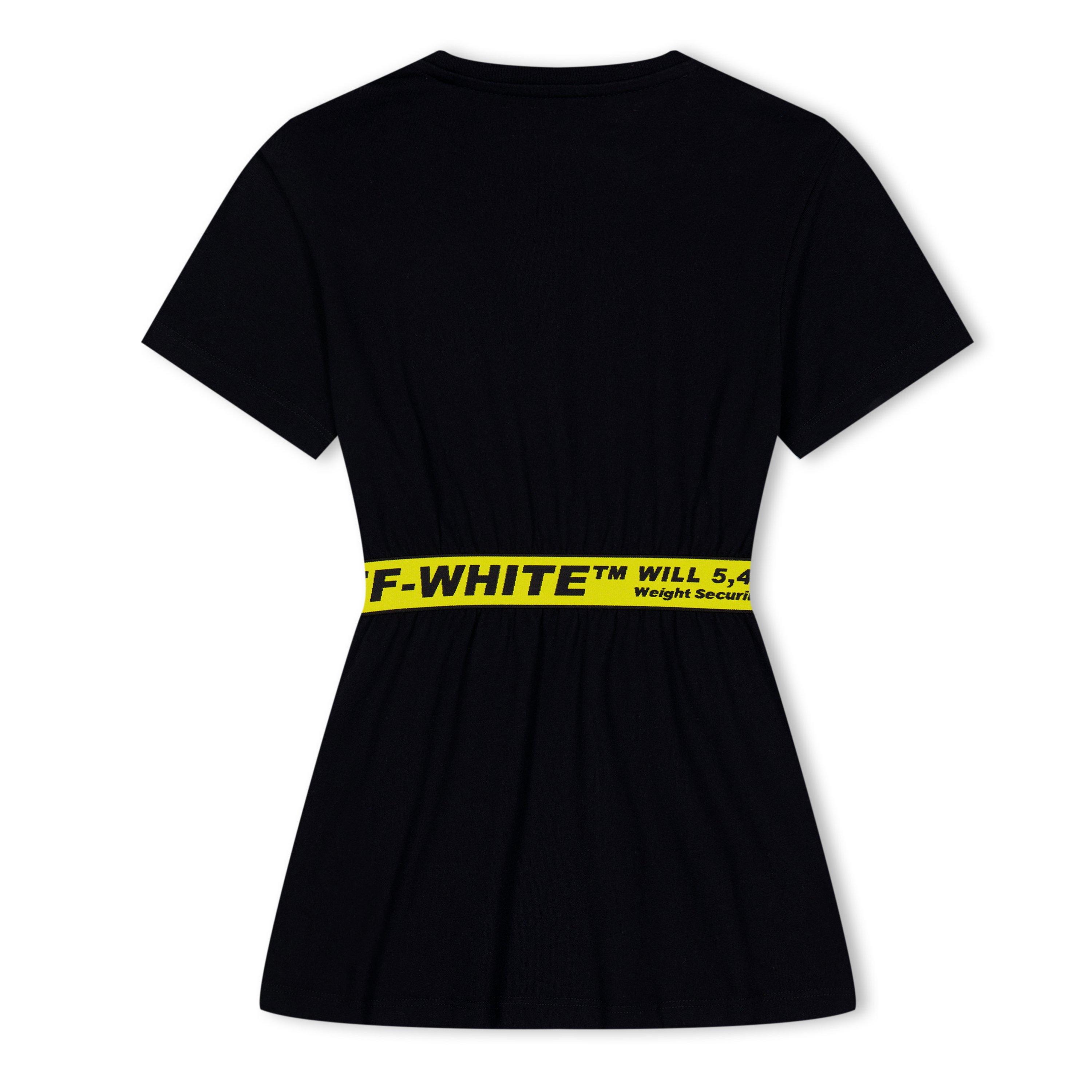 Black/White - Off White - Kids Industrial T-Shirt Dress - 2
