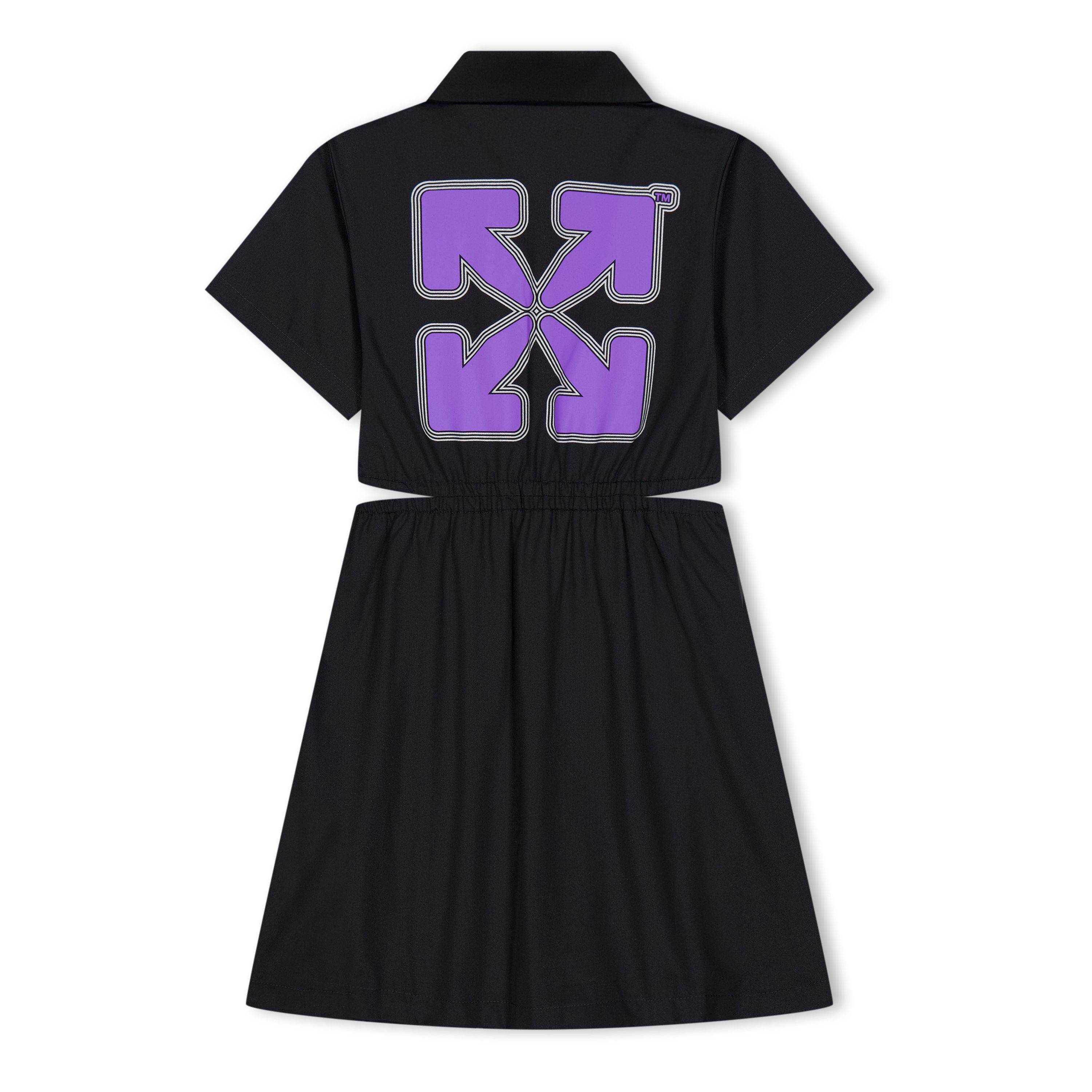 Black/Purple - Off White - Kids Arrows Jersey G Dress - 2
