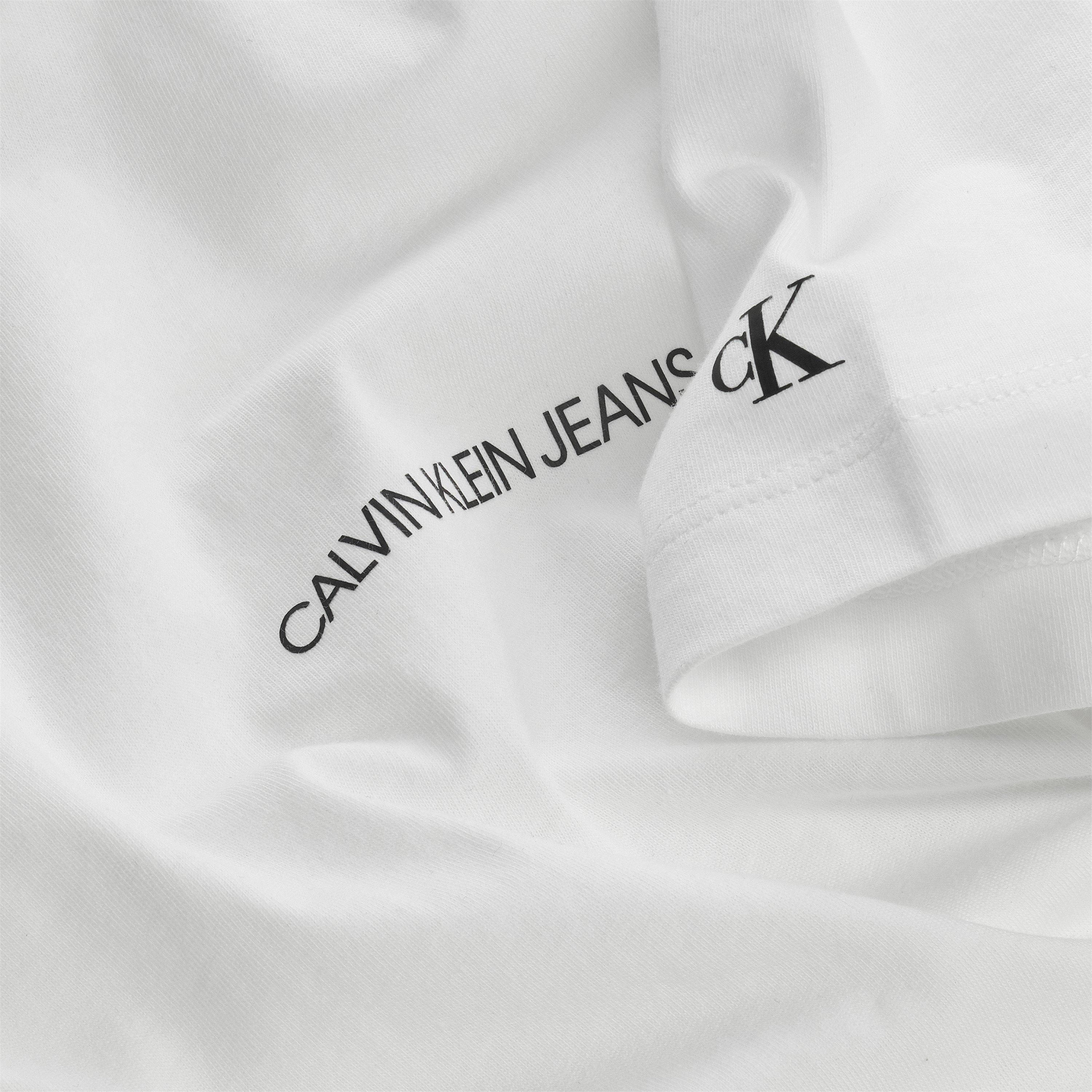 Weiß YAF - Calvin Klein Jeans - Calvin Klein Chest Logo T Shirt - 2