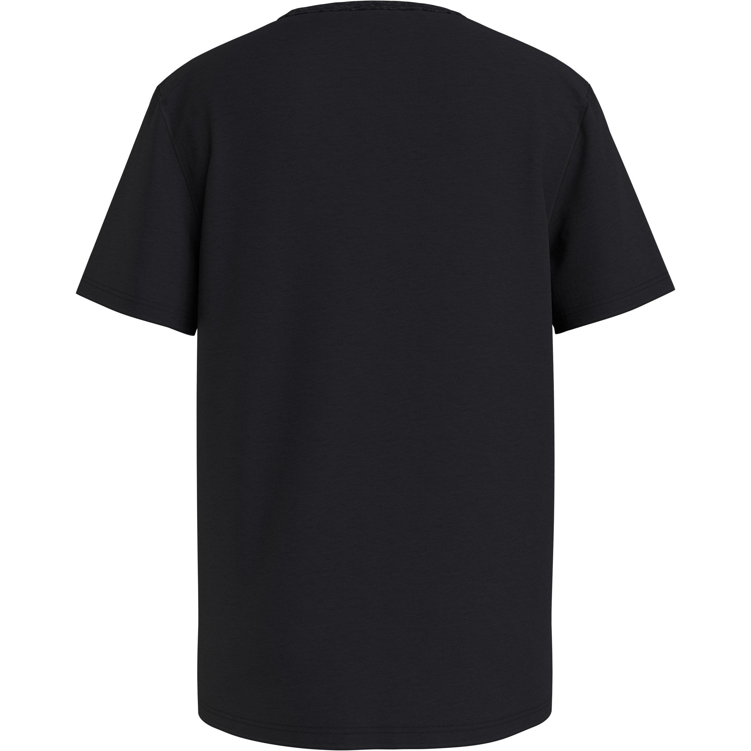 Black BEH - Calvin Klein Jeans - Calvin Klein Chest Logo T Shirt - 2
