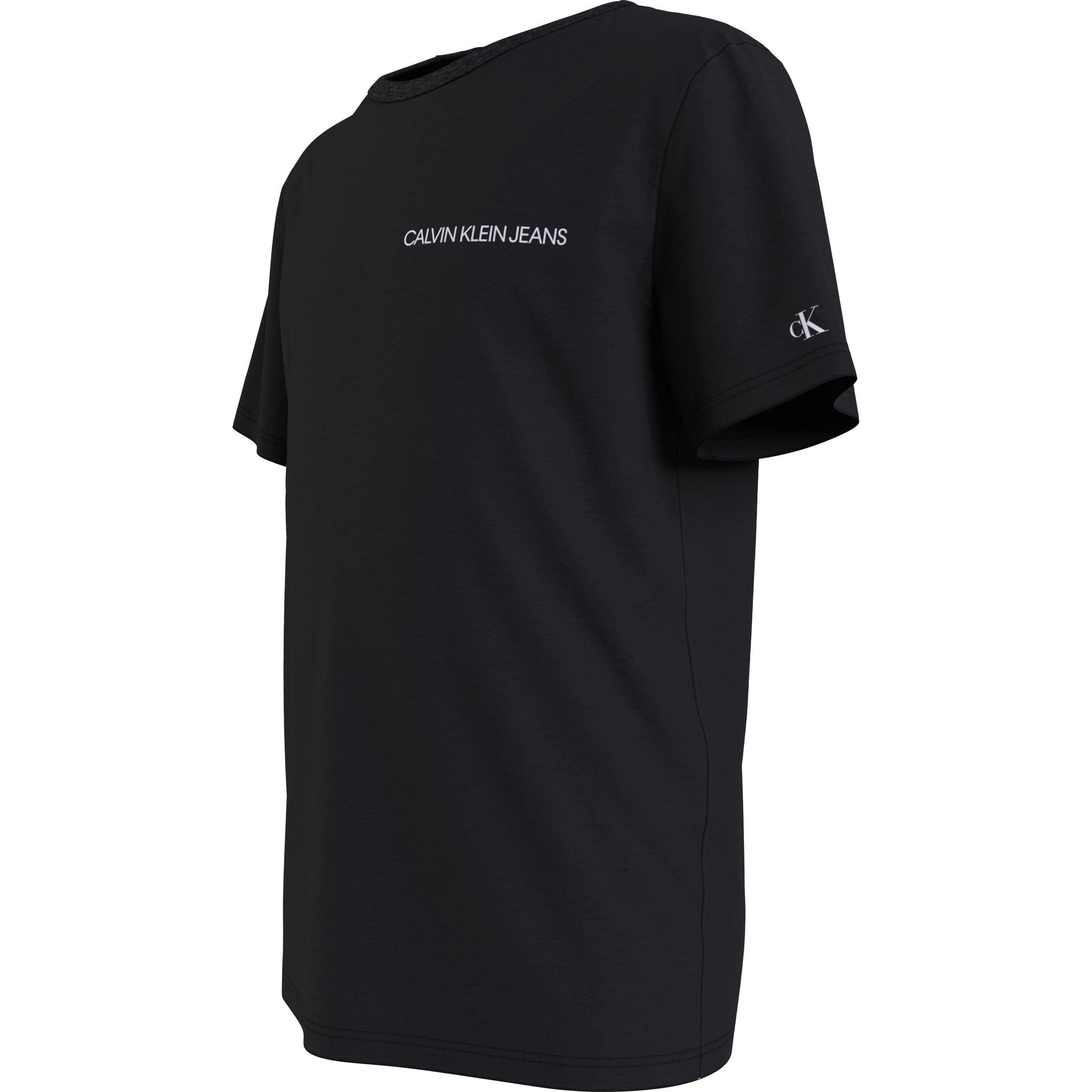 Black BEH - Calvin Klein Jeans - Calvin Klein Chest Logo T Shirt - 3