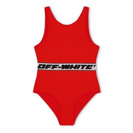 Off White Logo Swimsuit Infants